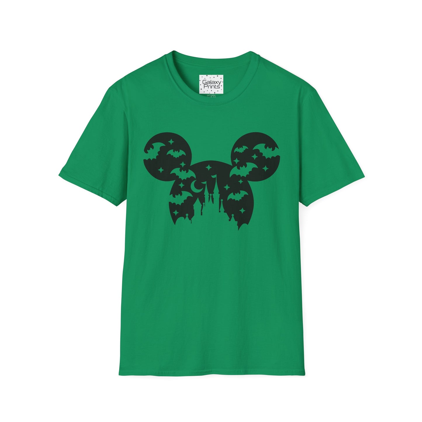 Unisex T-Shirt - DISNEY Inspired - 'Mickey Head with Castle for Halloween'