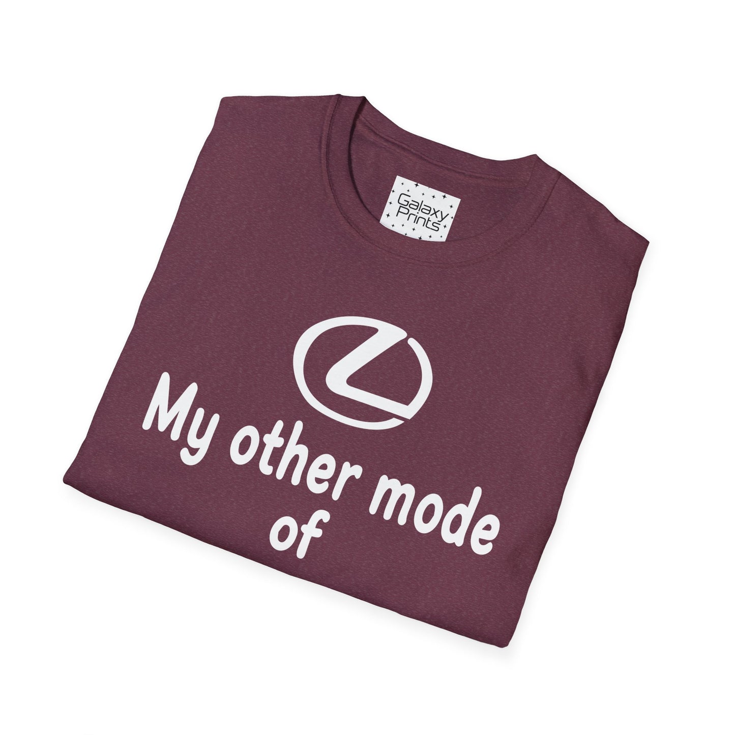Unisex T-Shirt - DISNEY Inspired - 'Monorail - My other mode of Transportation - Lexus'
