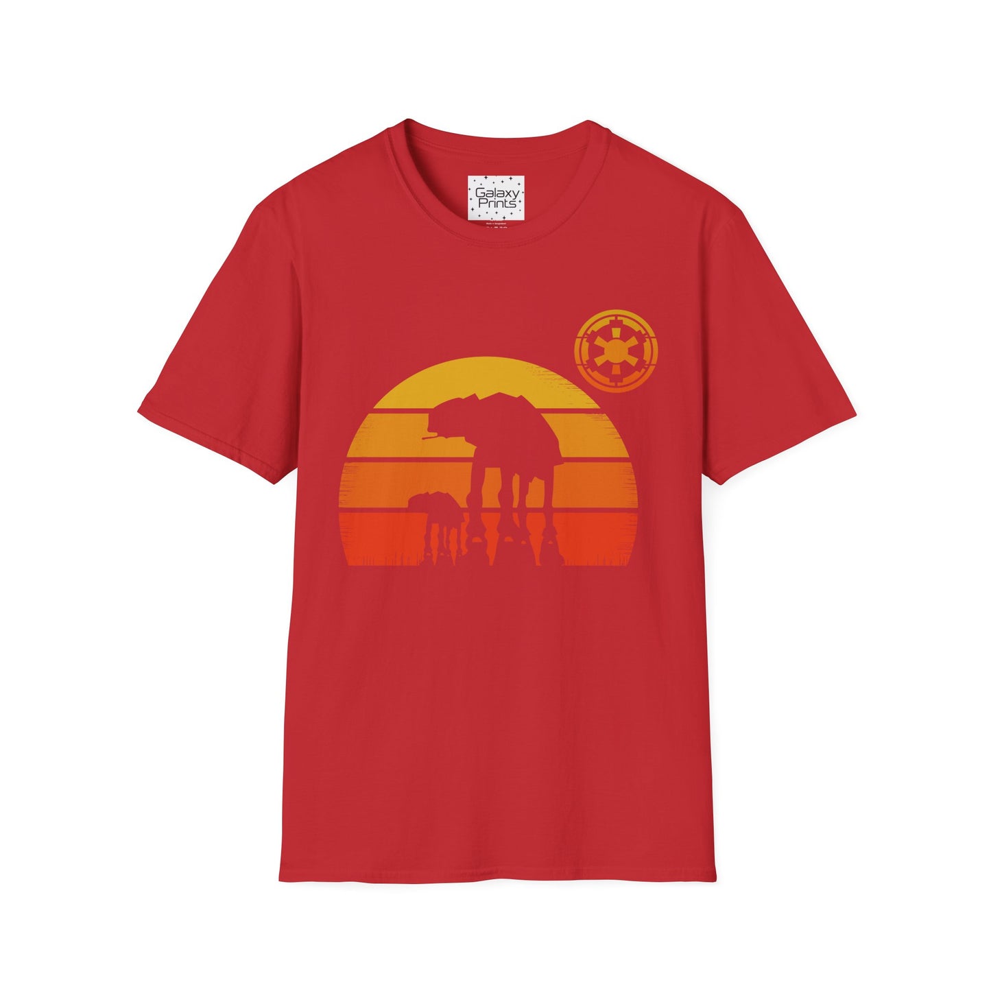 Star Wars Inspired Unisex T-Shirt - 'AT-AT Walker Sunset' Graphic Tee