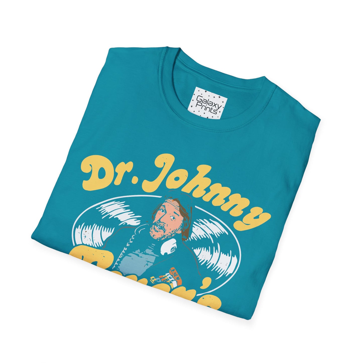 Unisex T-Shirt - POP Culture - 'From the HIT TV Show WKRP in Cincinnati - Dr. Johnny Fever's Record Shop'