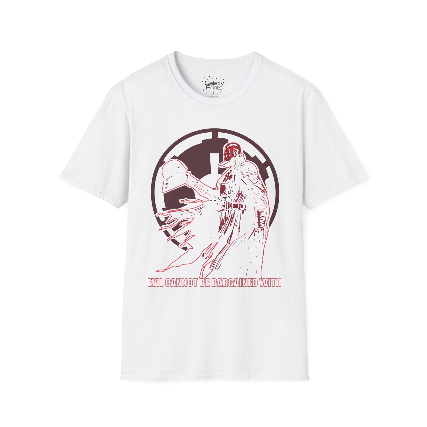 Star Wars Inspired Unisex T-Shirt - 'Vader's Evil Can Not Be Bargained With' Graphic Tee