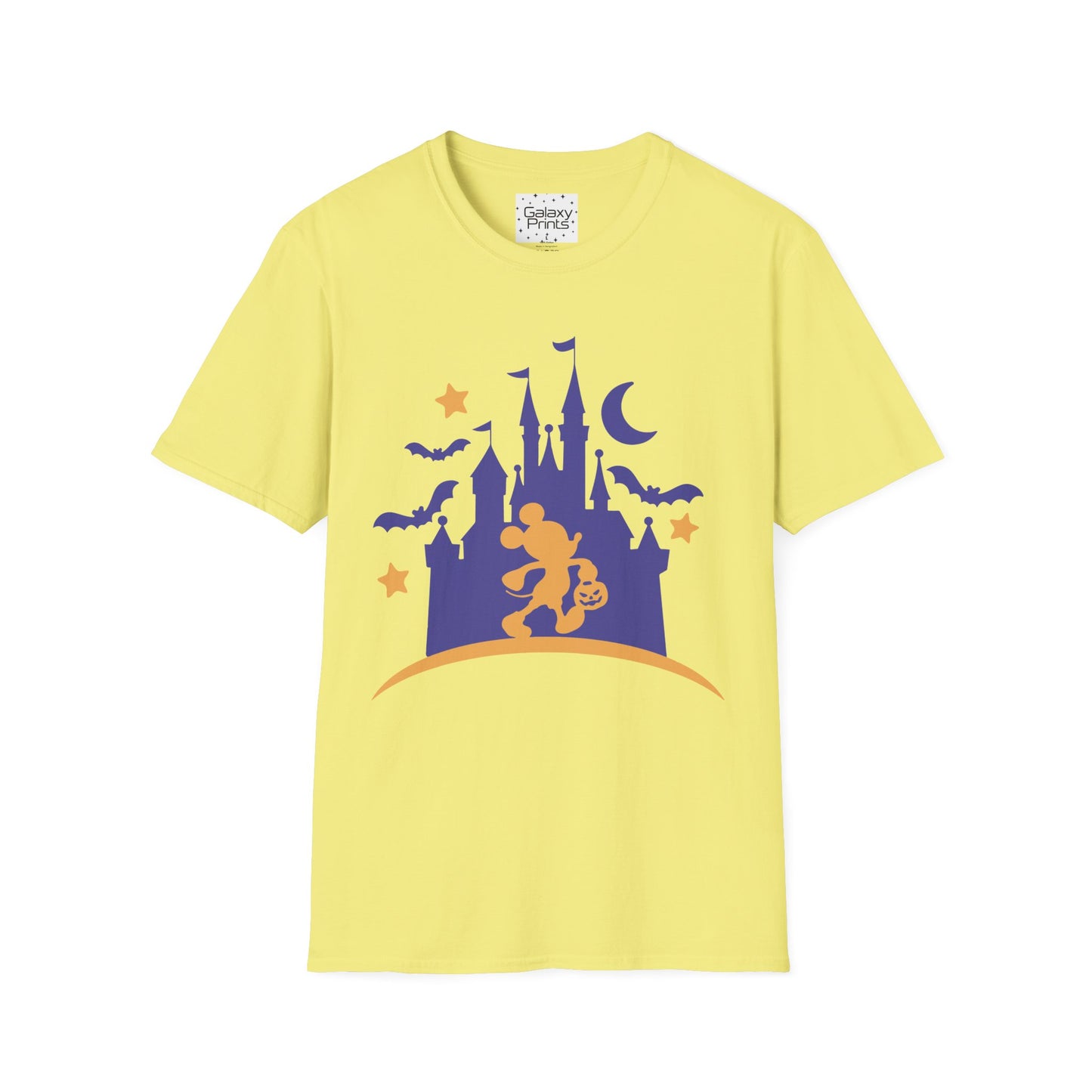 Unisex T-Shirt - DISNEY Inspired - 'Mickey gone trick or treating at the Castle in WDW'