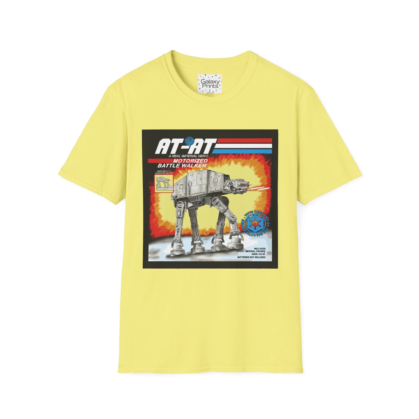 Star Wars AT-AT Walker Toy Box Retro Graphic Unisex Softstyle T-Shirt