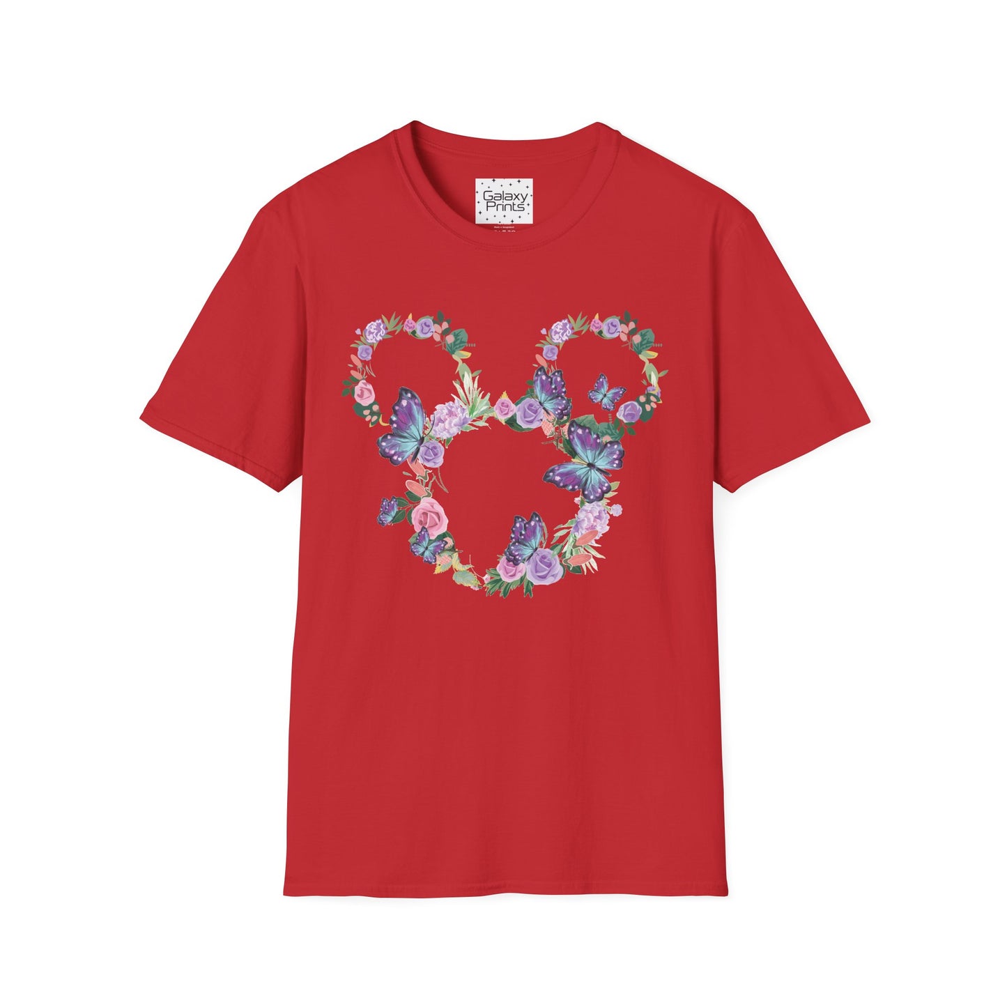 Unisex T-Shirt - DISNEY Inspired - 'Mickey Ears made of Flowers'