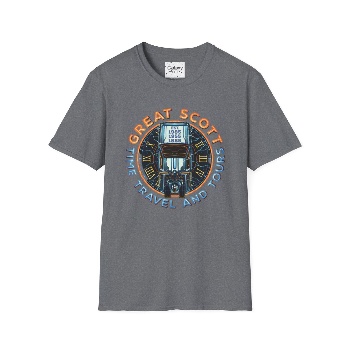 Back To The Future Inspired Unisex T-Shirt - 'Great Scott - Time Travel and Tours'