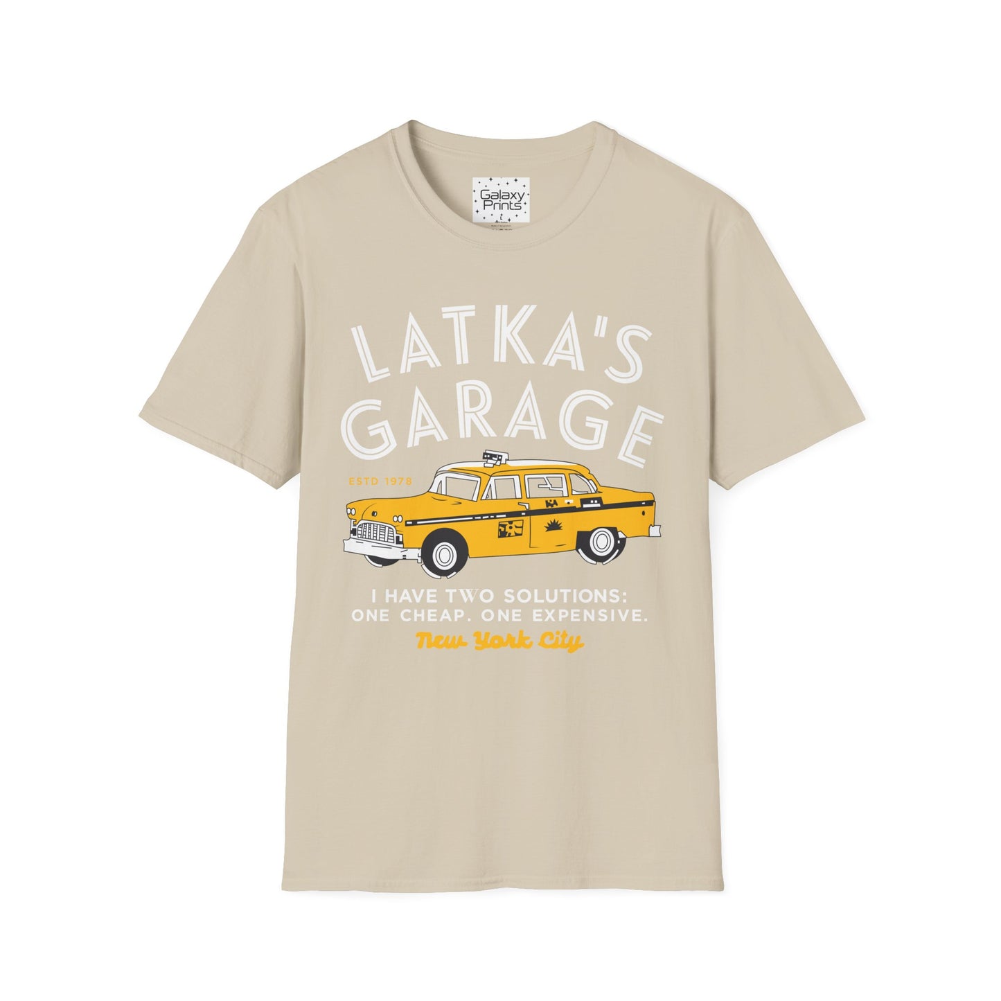 Unisex T-Shirt - POP Culture - 'From the Hit TV Show TAXI - Latka's Garage NY City'