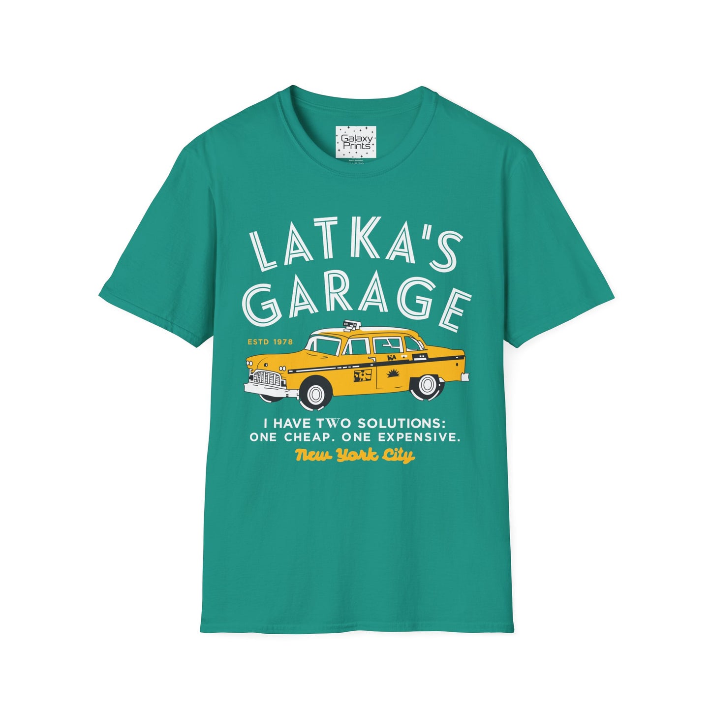 Unisex T-Shirt - POP Culture - 'From the Hit TV Show TAXI - Latka's Garage NY City'
