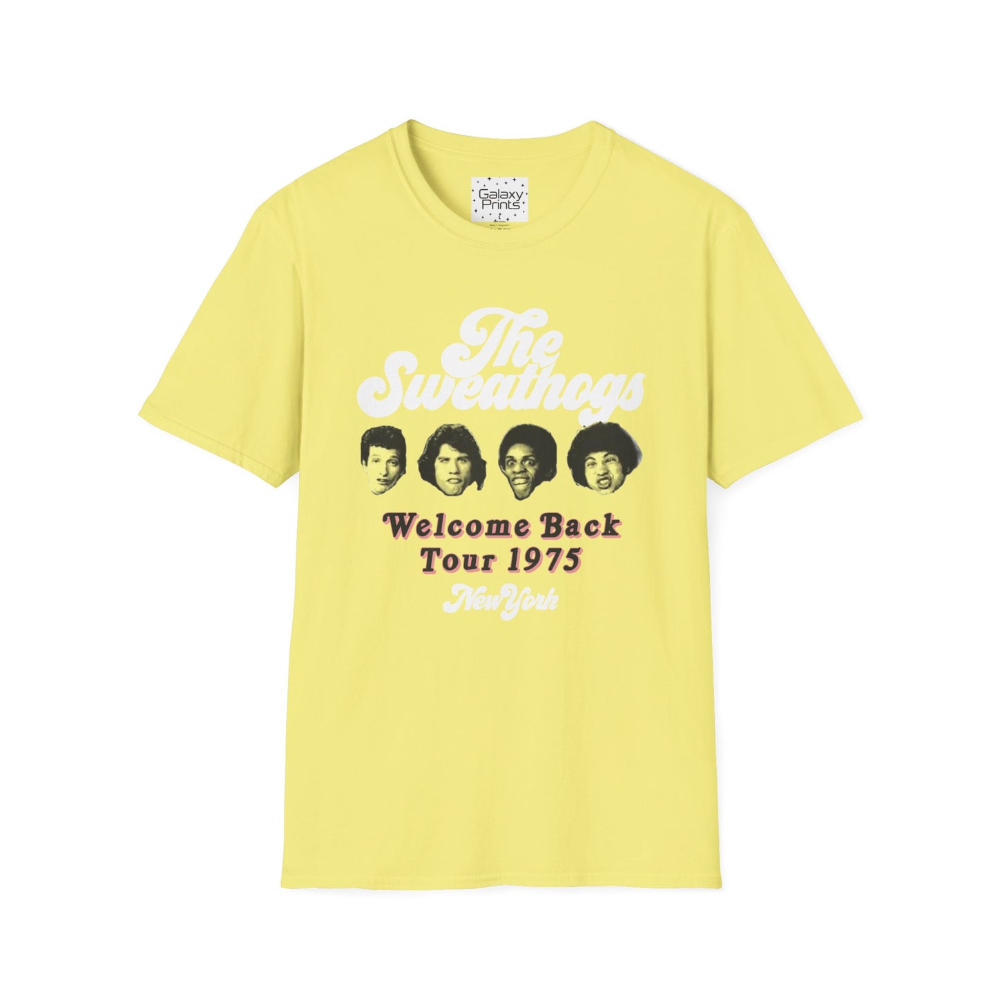 Unisex T-Shirt - POP Culture - 'The Sweathogs - From the Hit TV Sitcom Welcome Back Kotter' Arnold Horshack, Juan Epstein, Frieddie "Boom Boom" Washington, Vinnie Barbarino