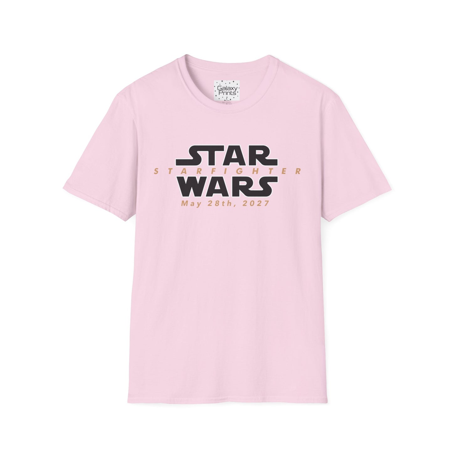Inspired by Star Wars Starfighter Unisex T-Shirt - Movie Coming Out May 28th, 2027 (w/ movie release date)