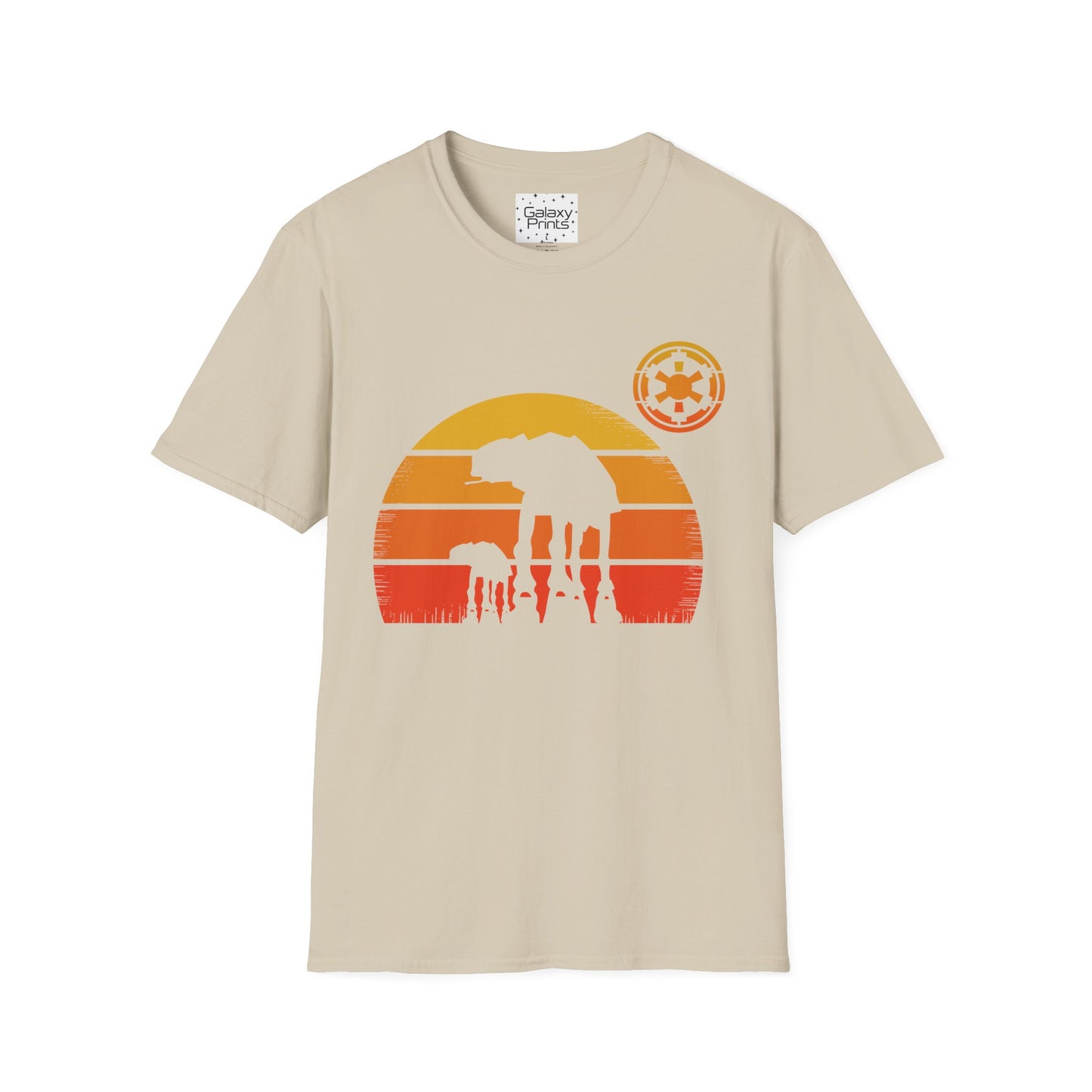 Star Wars Inspired Unisex T-Shirt - 'AT-AT Walker Sunset' Graphic Tee