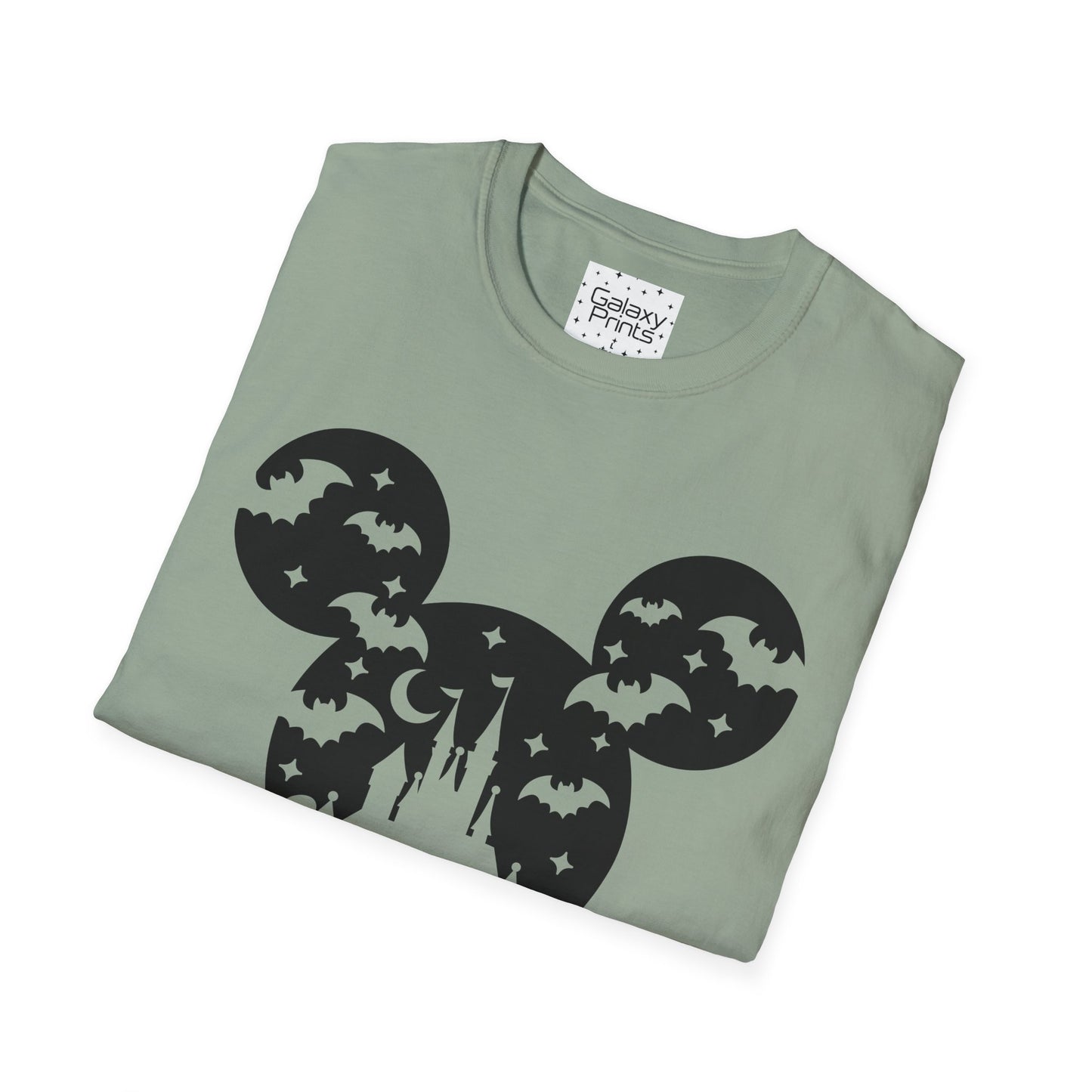 Unisex T-Shirt - DISNEY Inspired - 'Mickey Head with Castle for Halloween'