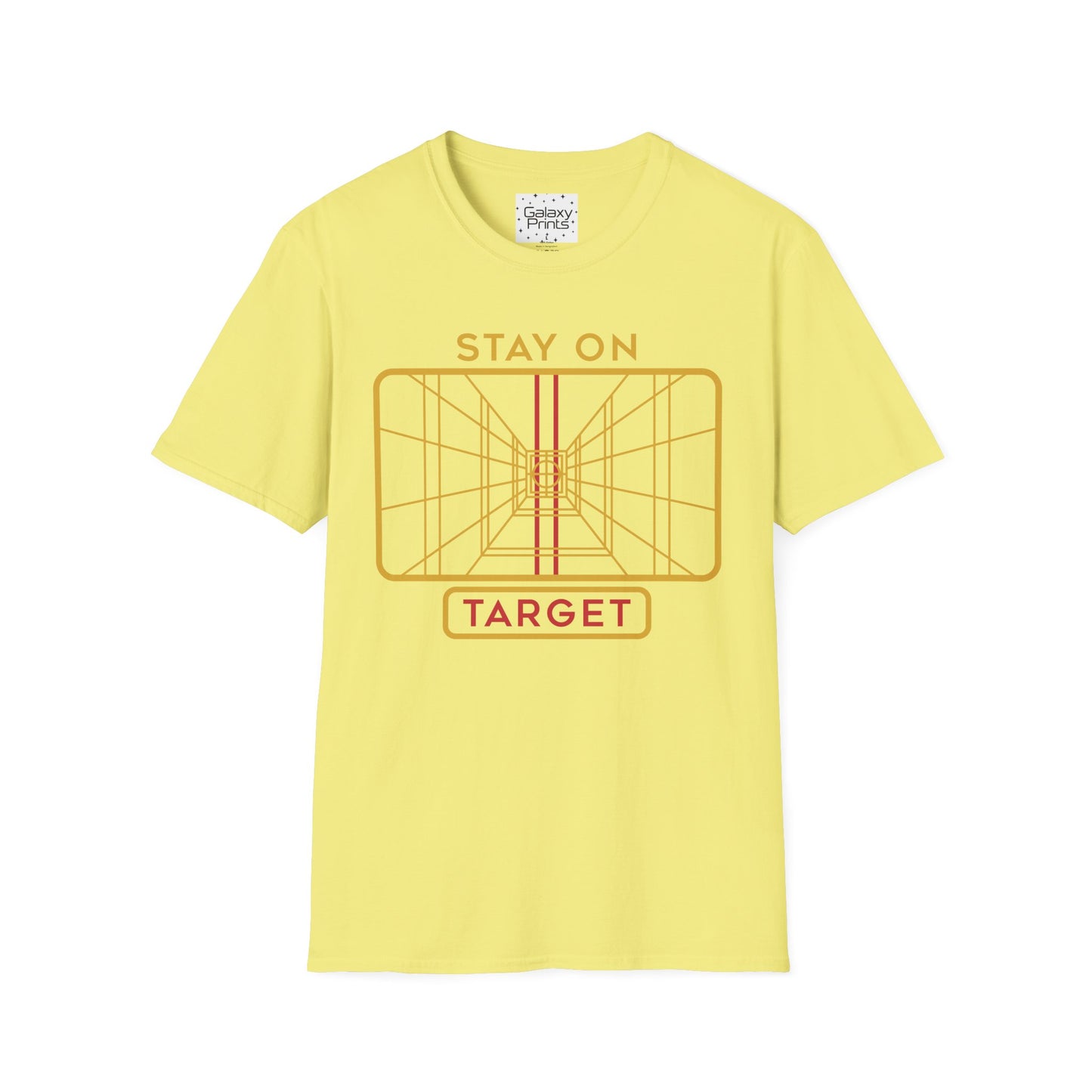 Star Wars Inspired Unisex T-Shirt - 'Stay On Target Video Game Action Screen' Graphic Tee