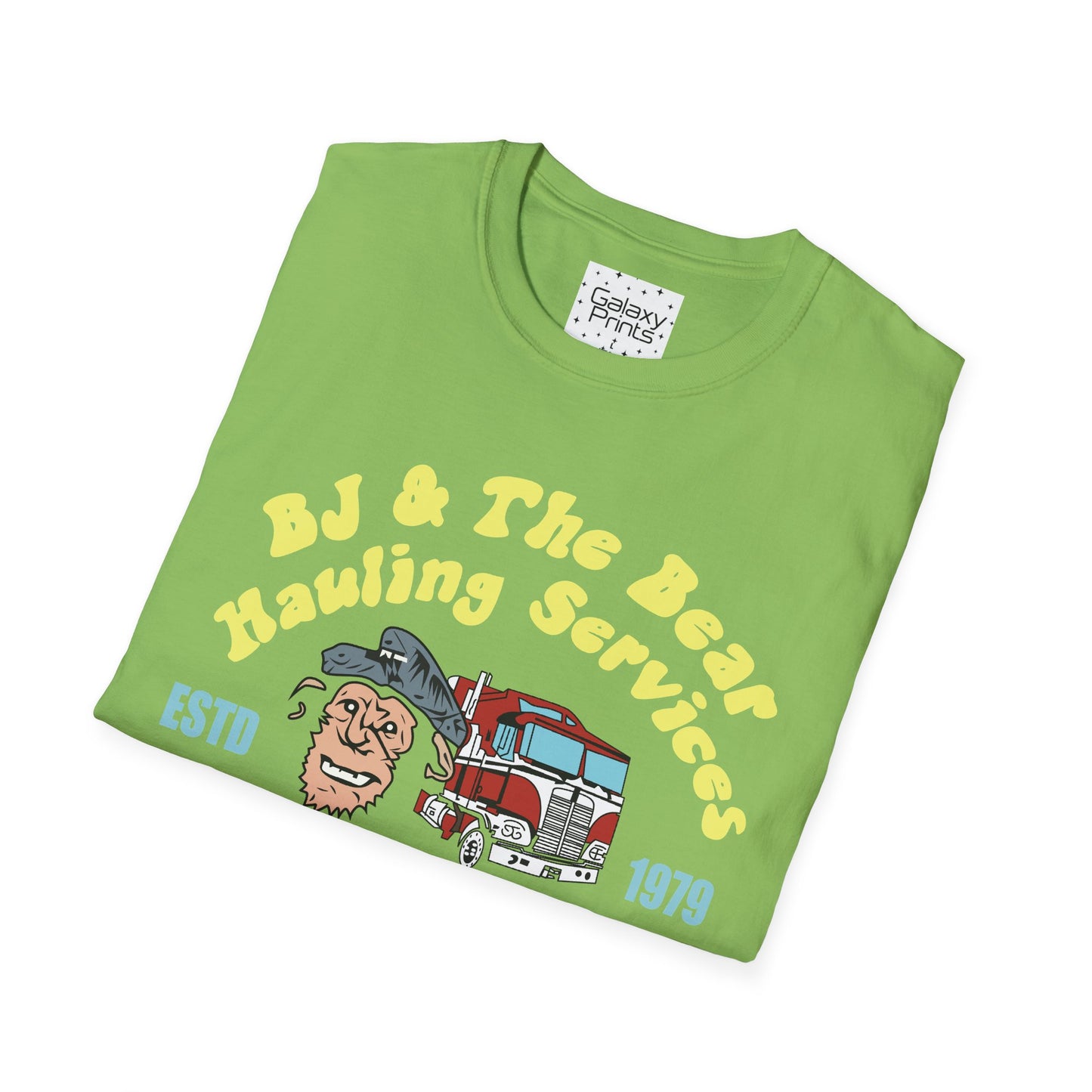 Unisex T-Shirt - Truck Driver BJ and Bear Design - POP Culture