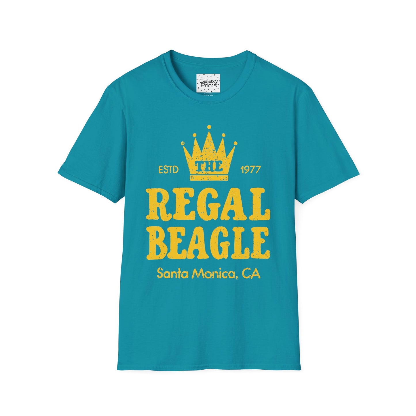 Unisex T-Shirt - POP Culture - 'The Regal Beagle Bar - From the Hit 1977 Sitcom Three's Company - Jack Janet Chrissy'