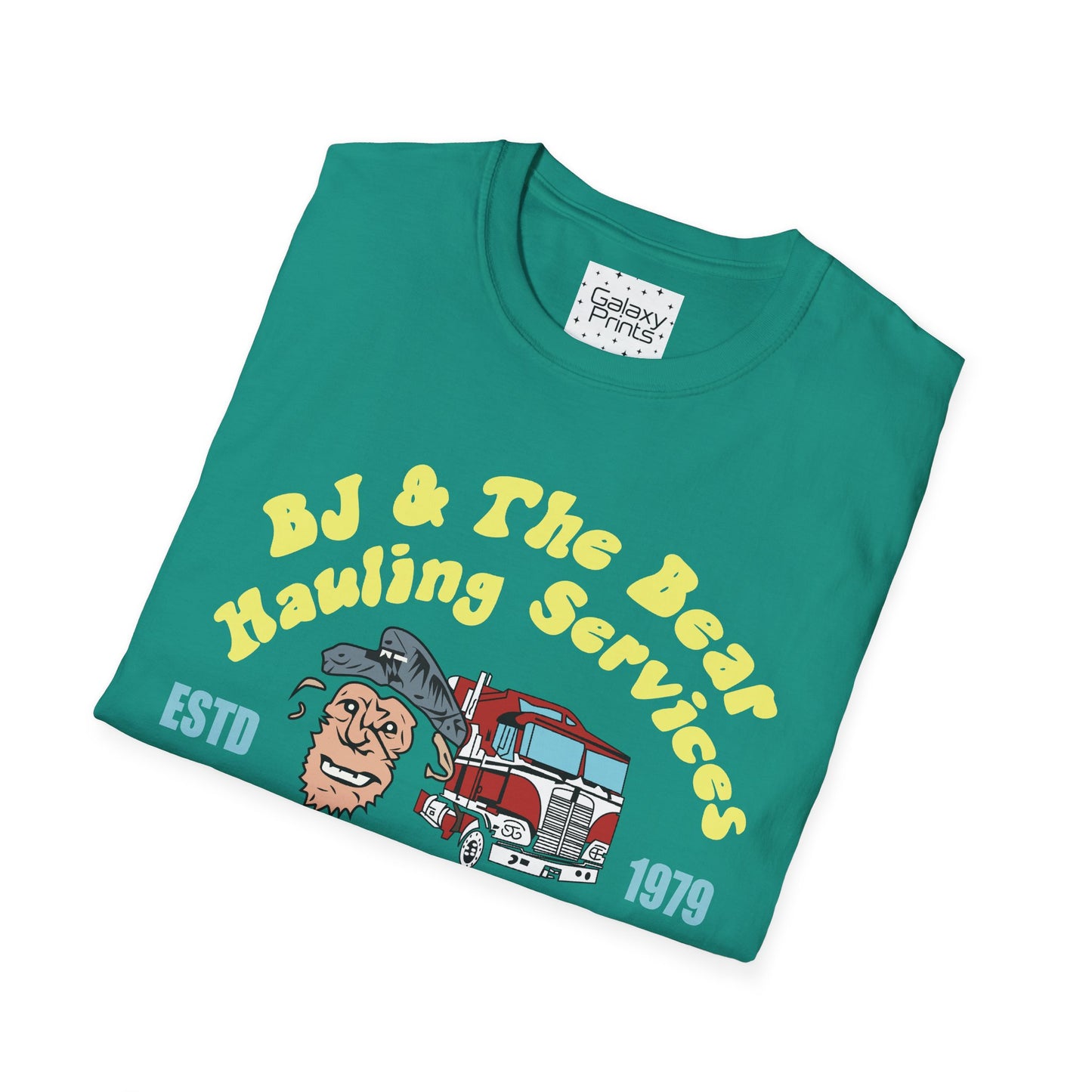 Unisex T-Shirt - Truck Driver BJ and Bear Design - POP Culture