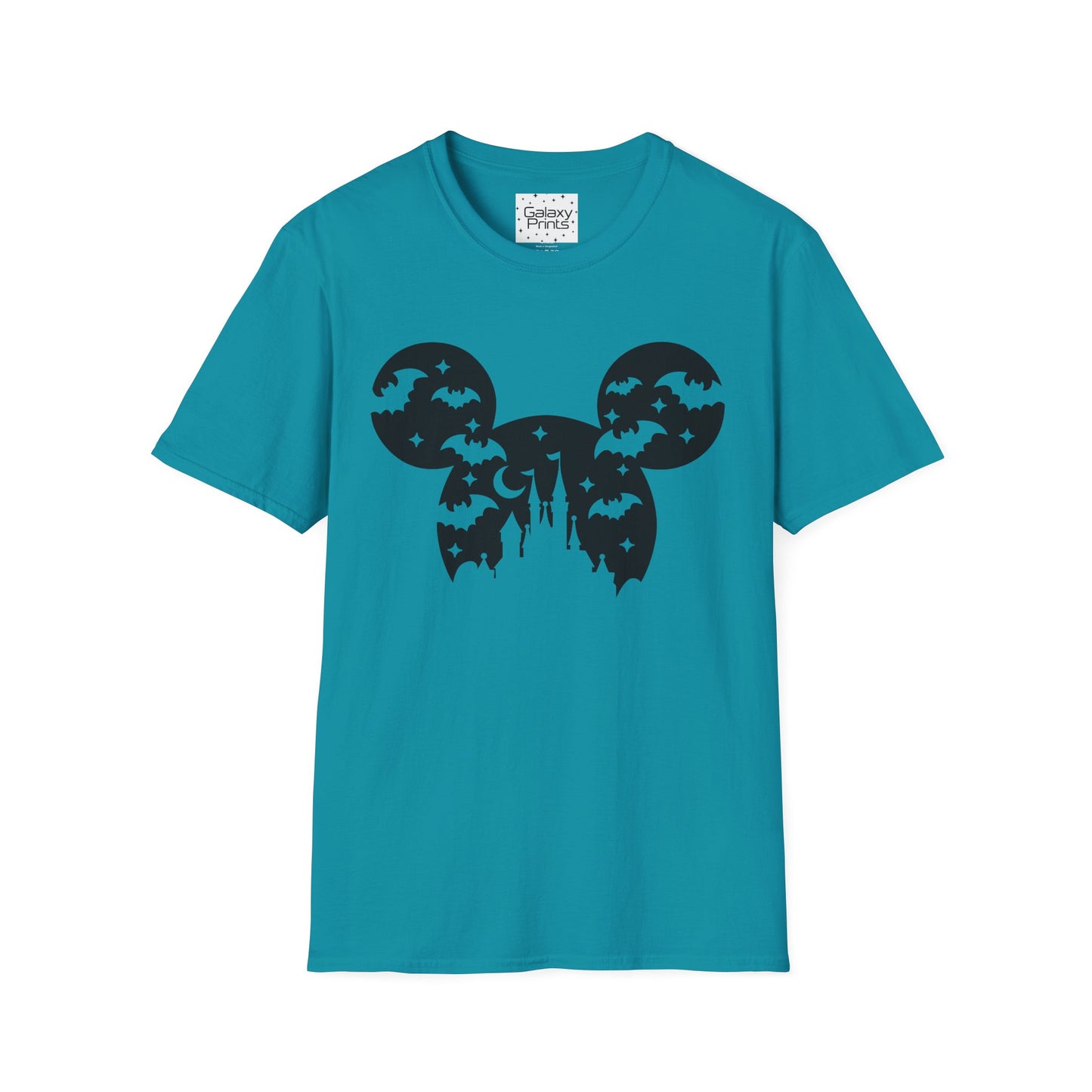 Unisex T-Shirt - DISNEY Inspired - 'Mickey Head with Castle for Halloween'