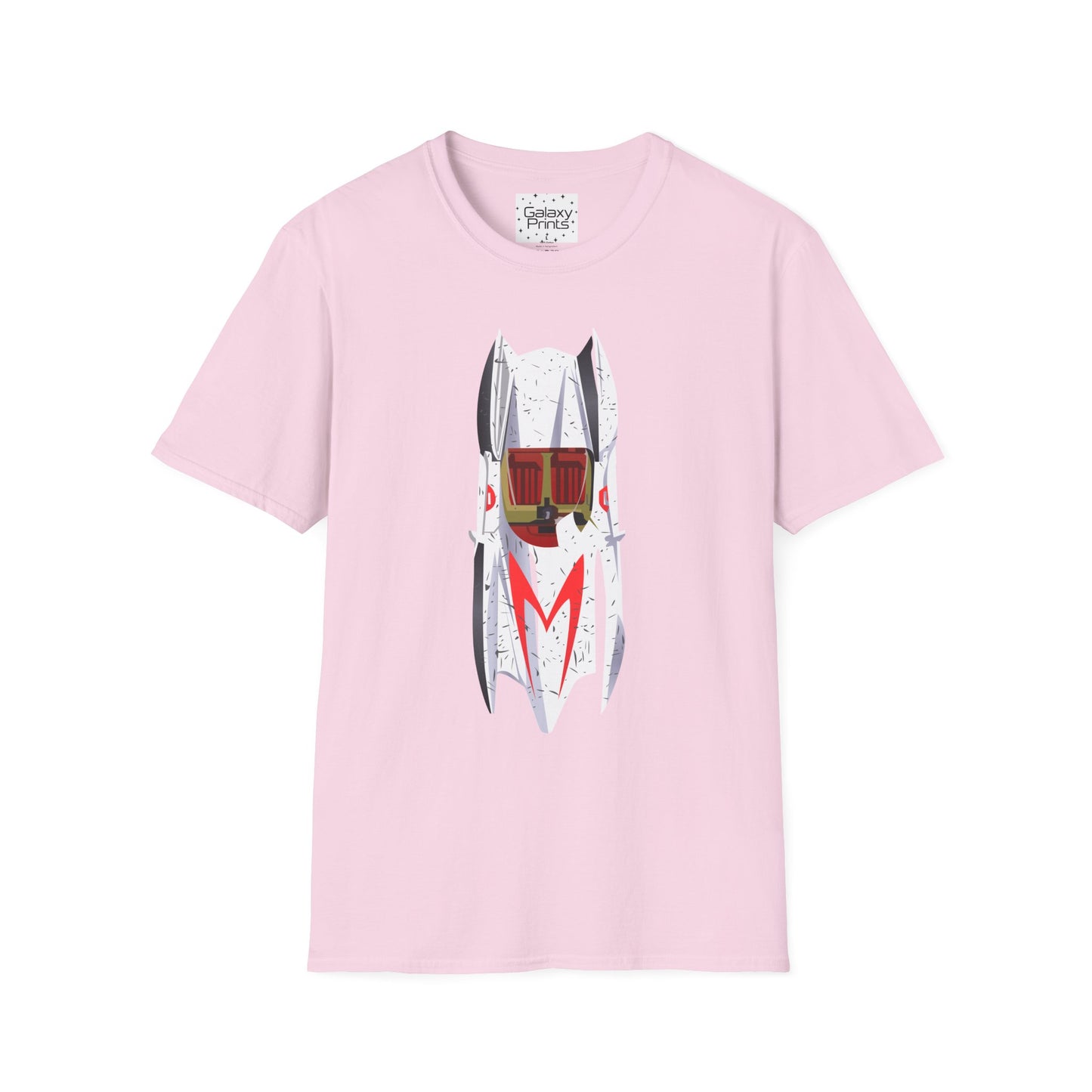 Unisex T-Shirt - POP Culture - 'The MACH 5 Sky view from the Cartoon SPEED RACER - Go Speed Racer, Go Speed Racer, Go Speed Racer, Goooo'