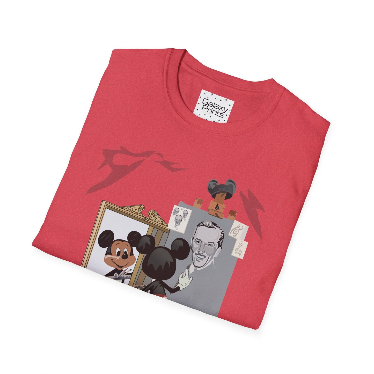 Unisex T-Shirt - DISNEY Inspired - 'Mickey Painting Walt'