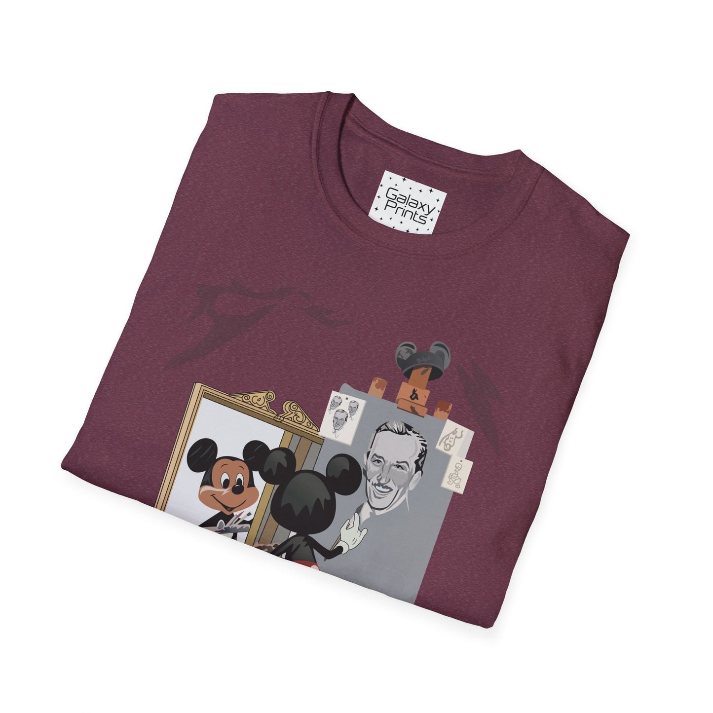 Unisex T-Shirt - DISNEY Inspired - 'Mickey Painting Walt'