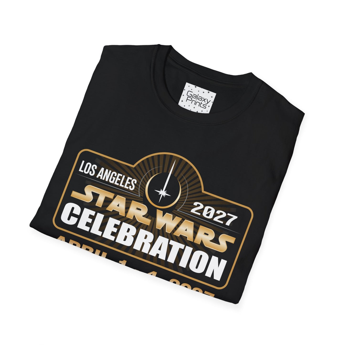 Star Wars Inspired T-Shirt - 'STAR WARS CELEBRATION April 1-4, 2027 in Los Angeles CA' Graphic Tee