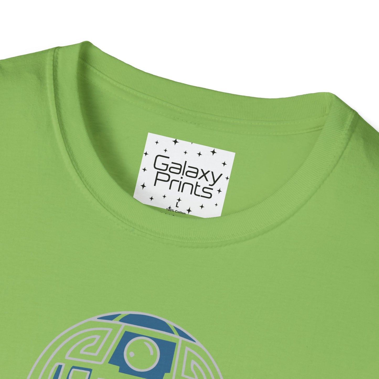 Star Wars Inspired Unisex T-Shirt - R2 D2 Digital Outline Framework Graphic Tee