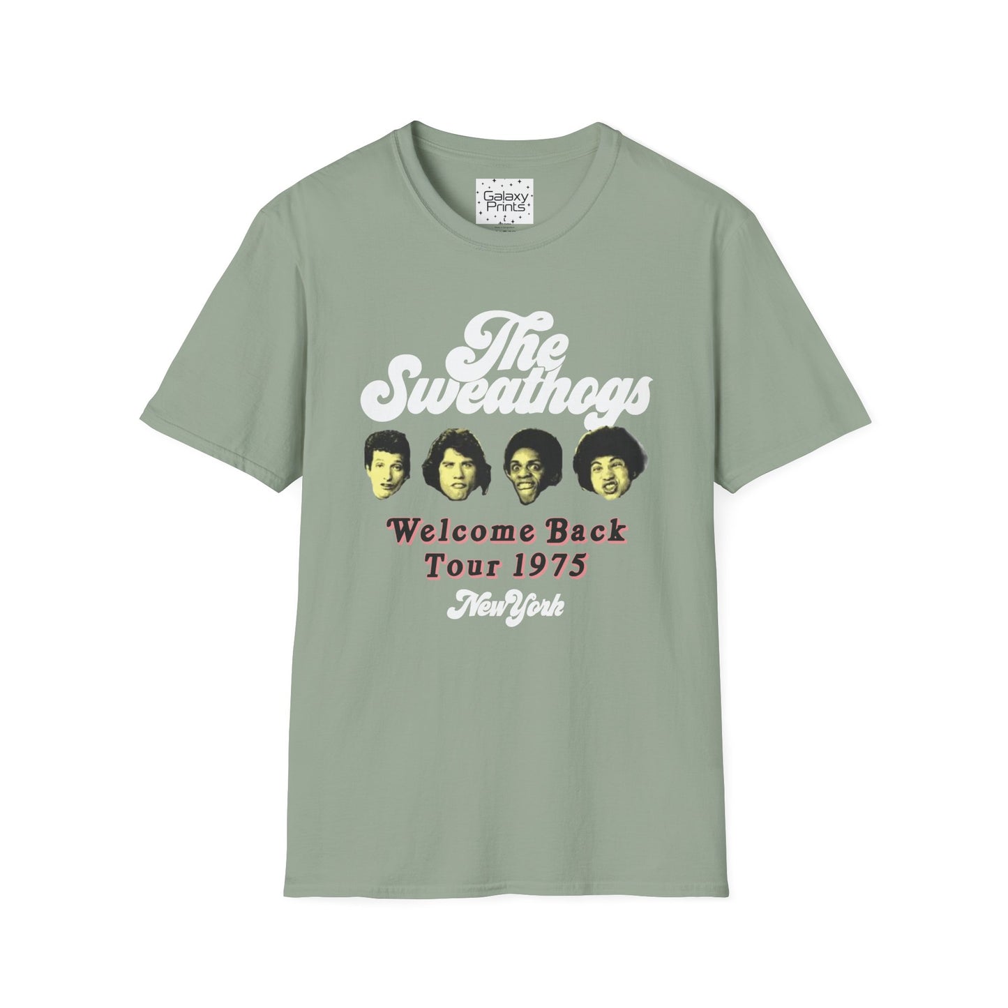 Unisex T-Shirt - POP Culture - 'The Sweathogs - From the Hit TV Sitcom Welcome Back Kotter' Arnold Horshack, Juan Epstein, Frieddie "Boom Boom" Washington, Vinnie Barbarino