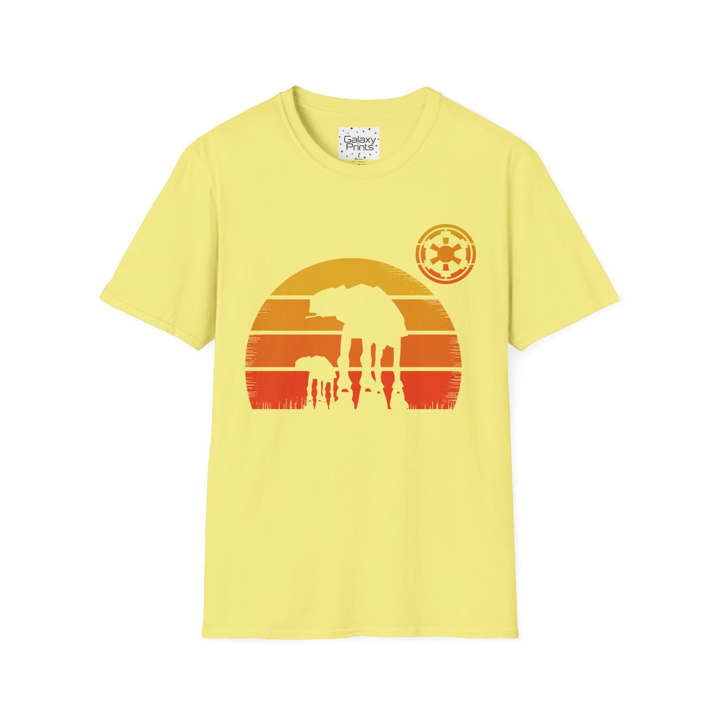 Star Wars Inspired Unisex T-Shirt - 'AT-AT Walker Sunset' Graphic Tee