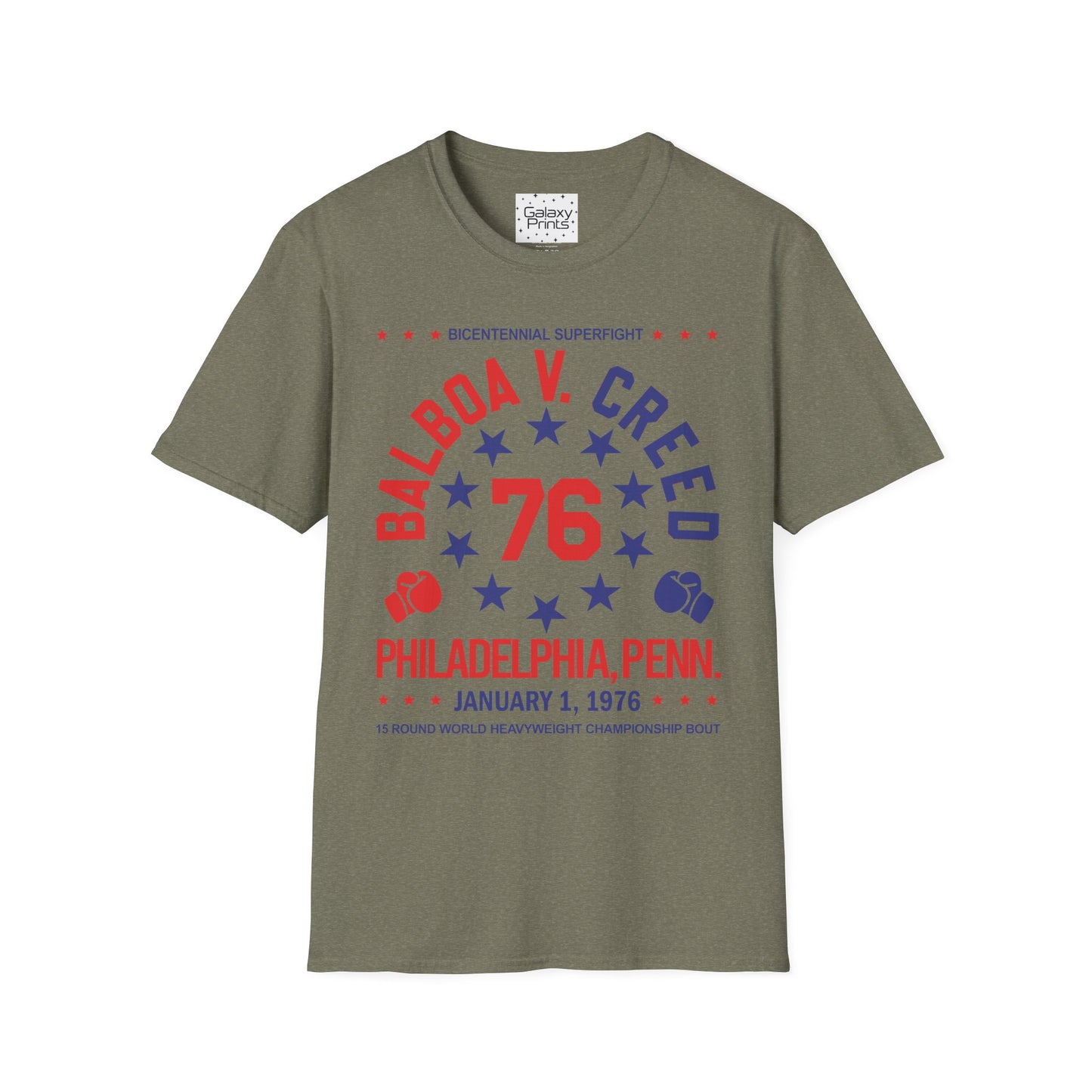Unisex T-Shirt - POP Culture - 'From the HIT Movie ROCKY - Balboa vs. Creed 1976'