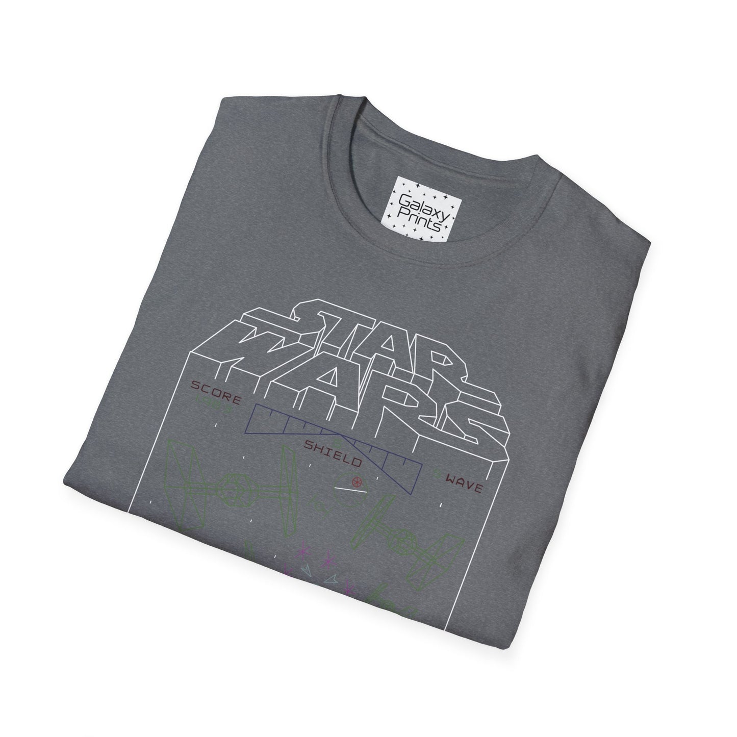 Star Wars Inspired Unisex T-Shirt - 'STAR WARS 1983 Arcade Video Game Screen Rendering' Graphic Tee