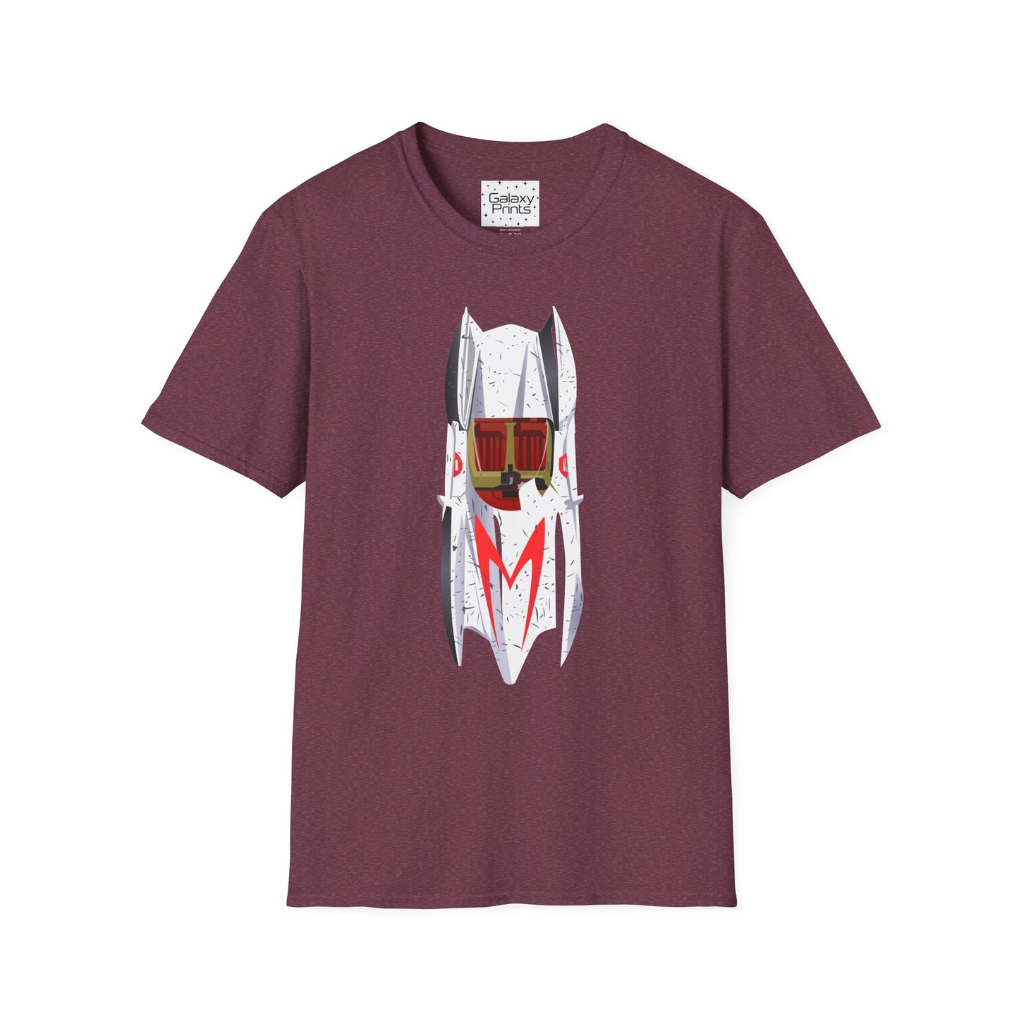 Unisex T-Shirt - POP Culture - 'The MACH 5 Sky view from the Cartoon SPEED RACER - Go Speed Racer, Go Speed Racer, Go Speed Racer, Goooo'