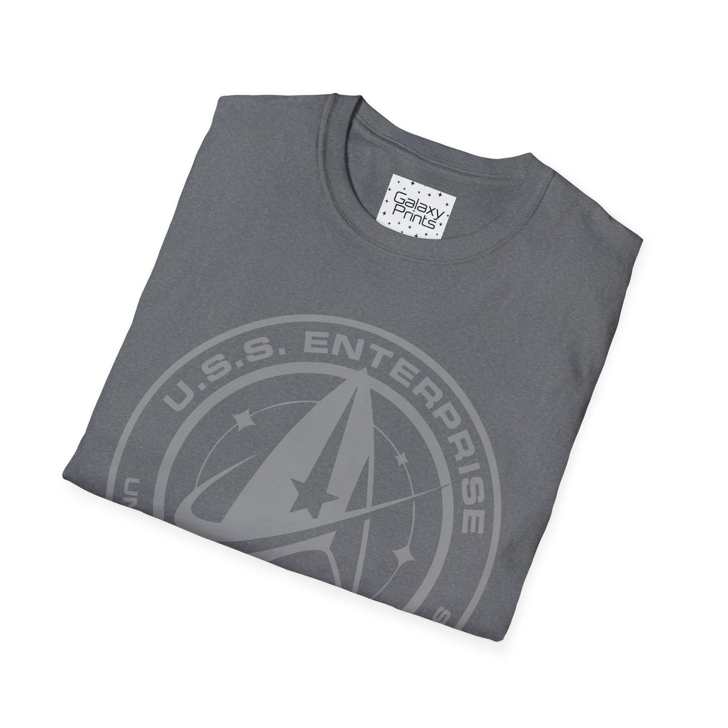 Unisex T-Shirt - POP Culture - 'From STAR TREK the TV & Movie HIT Franchises - U.S.S. Enterprise Flight Patch'
