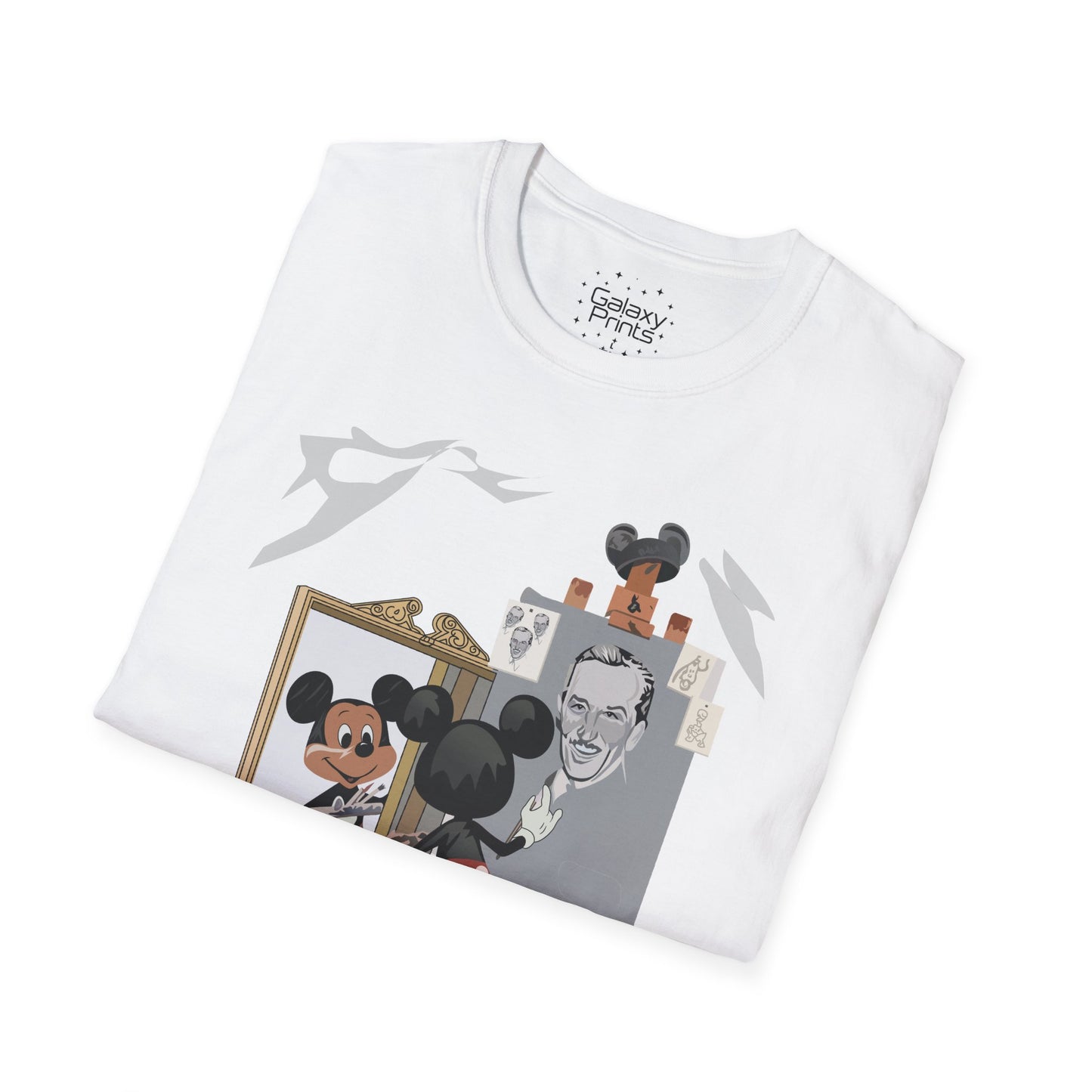 Unisex T-Shirt - DISNEY Inspired - 'Mickey Painting Walt'