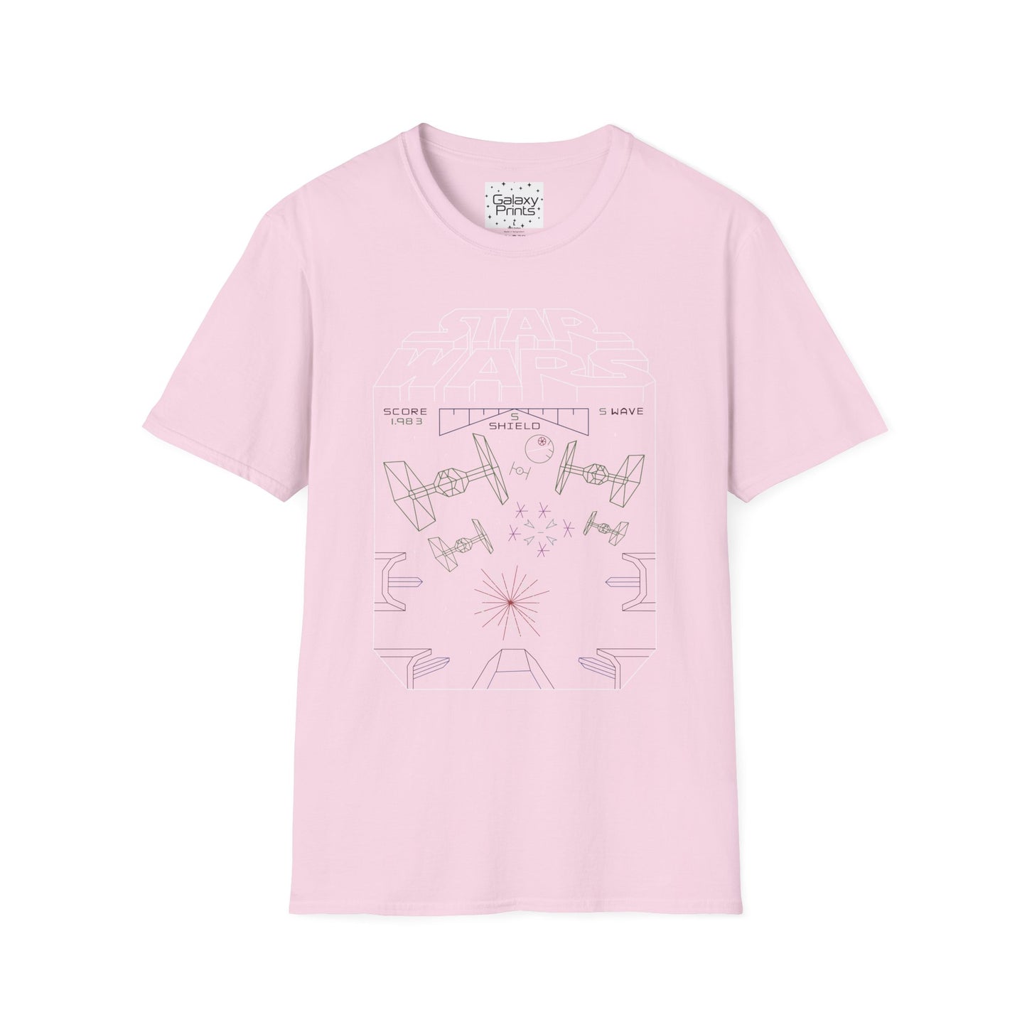 Star Wars Inspired Unisex T-Shirt - 'STAR WARS 1983 Arcade Video Game Screen Rendering' Graphic Tee
