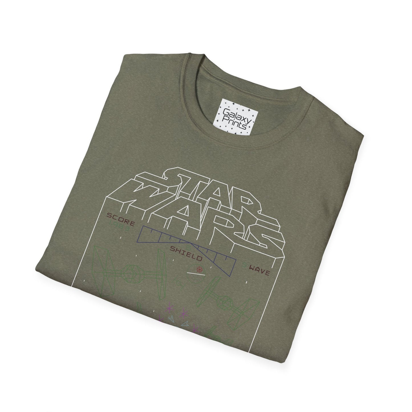 Star Wars Inspired Unisex T-Shirt - 'STAR WARS 1983 Arcade Video Game Screen Rendering' Graphic Tee