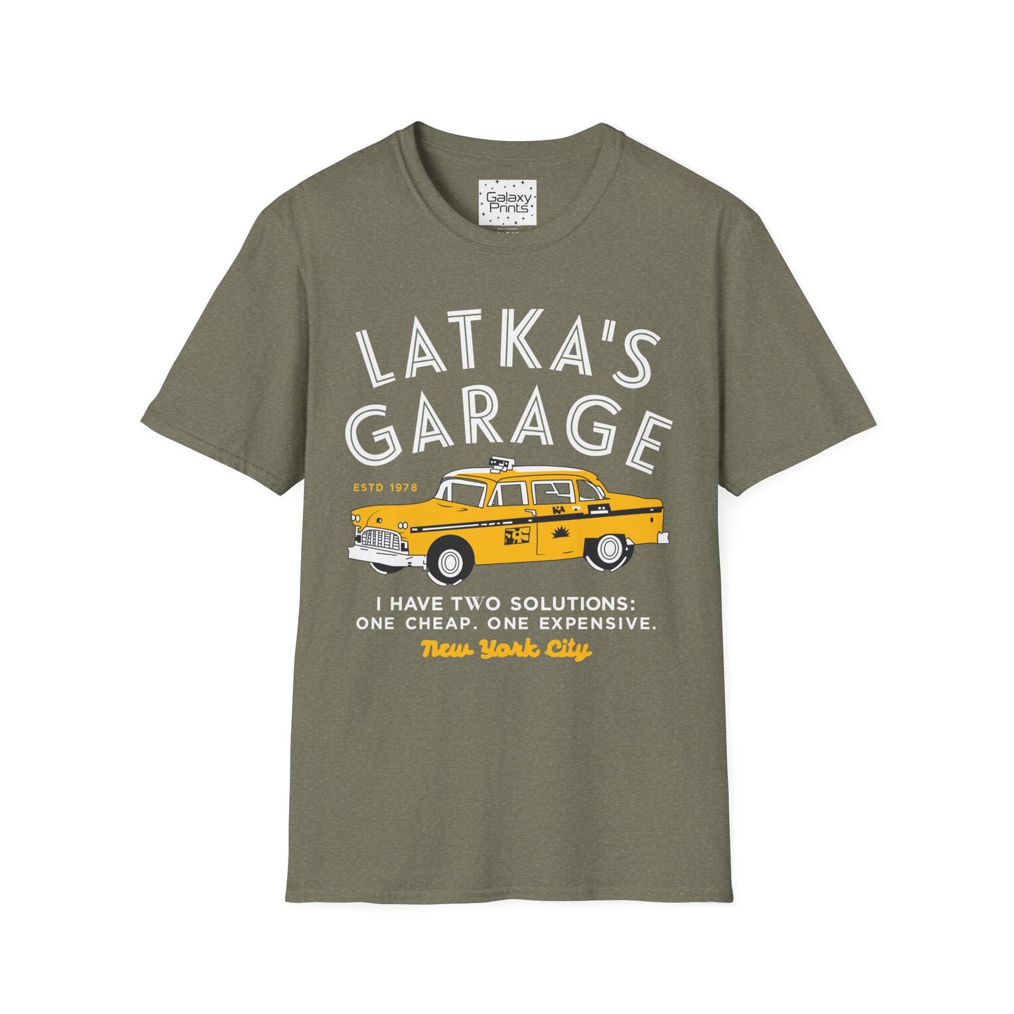 Unisex T-Shirt - POP Culture - 'From the Hit TV Show TAXI - Latka's Garage NY City'