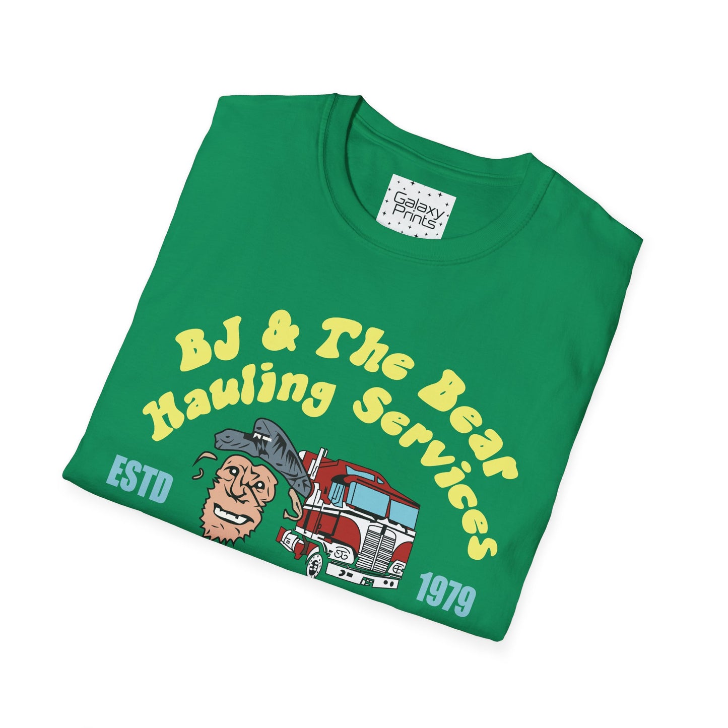 Unisex T-Shirt - Truck Driver BJ and Bear Design - POP Culture