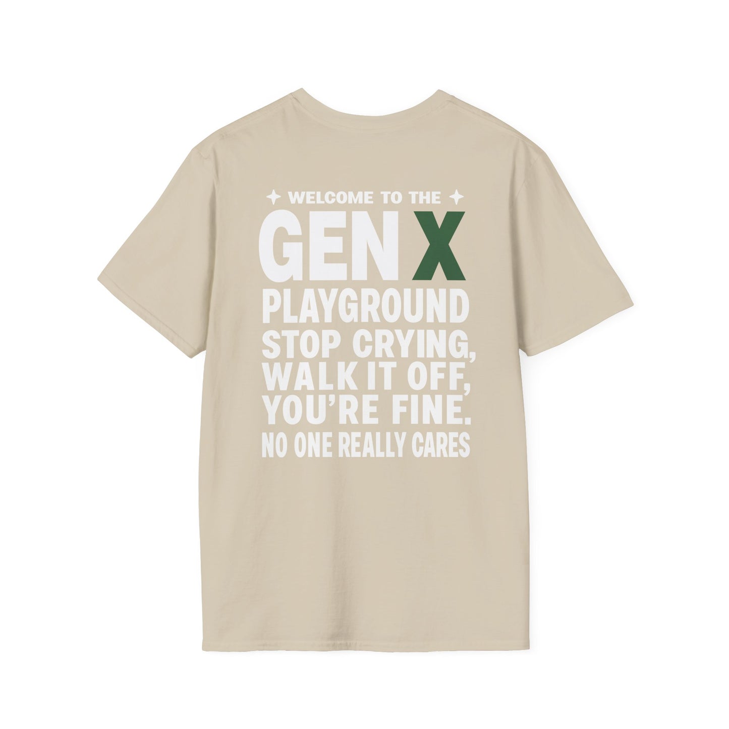 GEN X Inspired Unisex T-Shirt - 'GEN X PLAYGROUND 1965-1980'