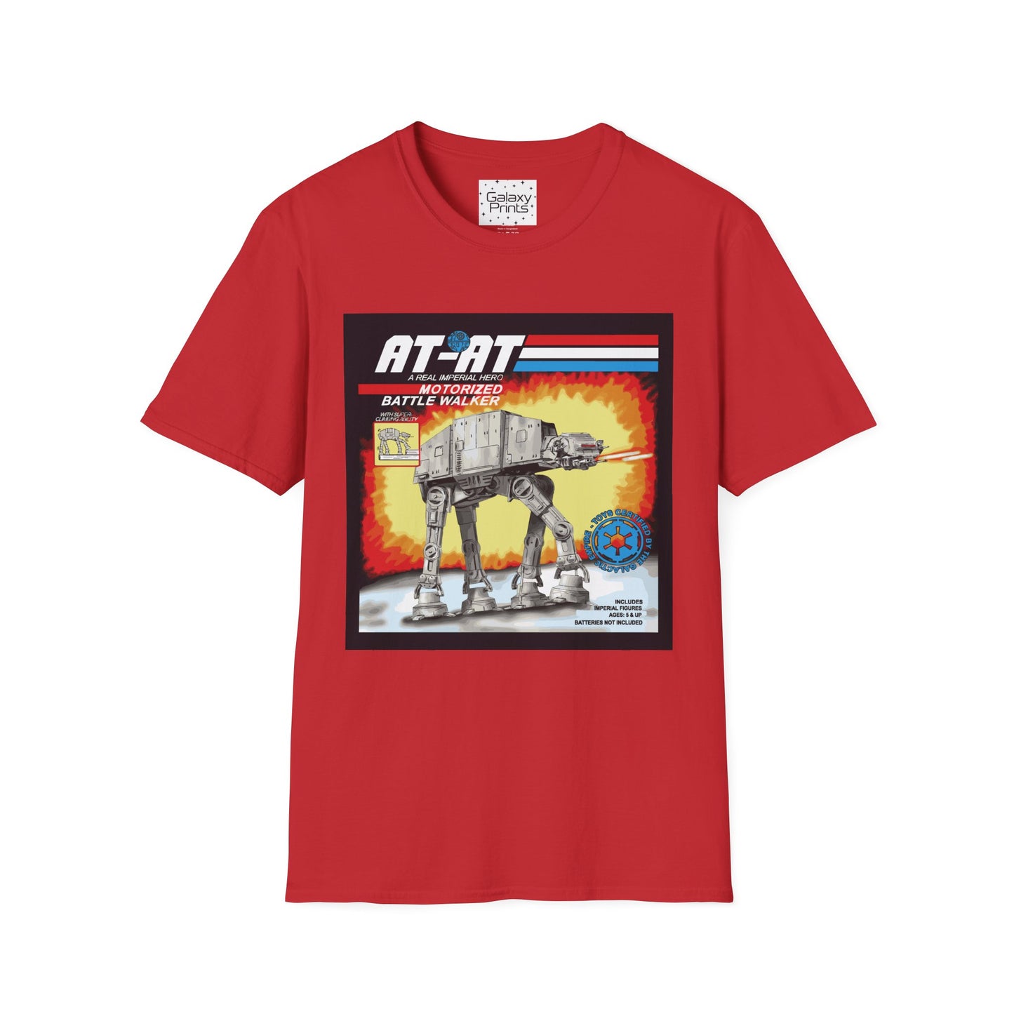 Star Wars AT-AT Walker Toy Box Retro Graphic Unisex Softstyle T-Shirt