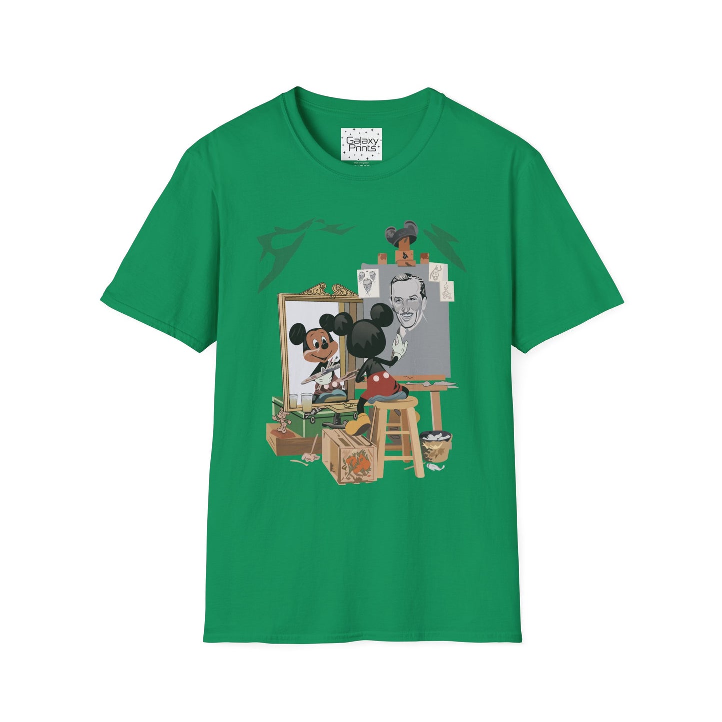 Unisex T-Shirt - DISNEY Inspired - 'Mickey Painting Walt'