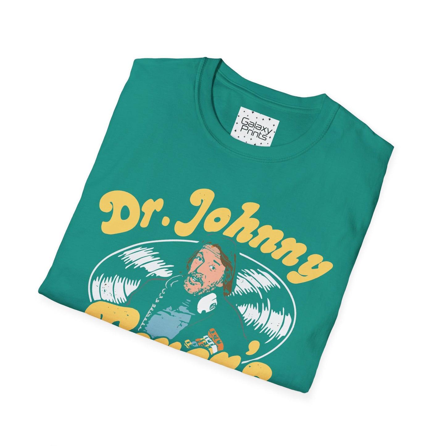 Unisex T-Shirt - POP Culture - 'From the HIT TV Show WKRP in Cincinnati - Dr. Johnny Fever's Record Shop'