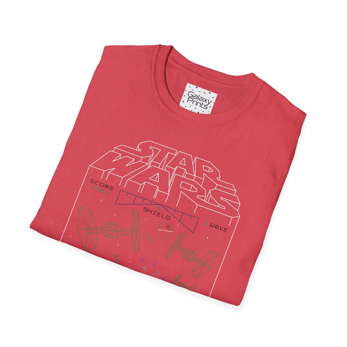 Star Wars Inspired Unisex T-Shirt - 'STAR WARS 1983 Arcade Video Game Screen Rendering' Graphic Tee
