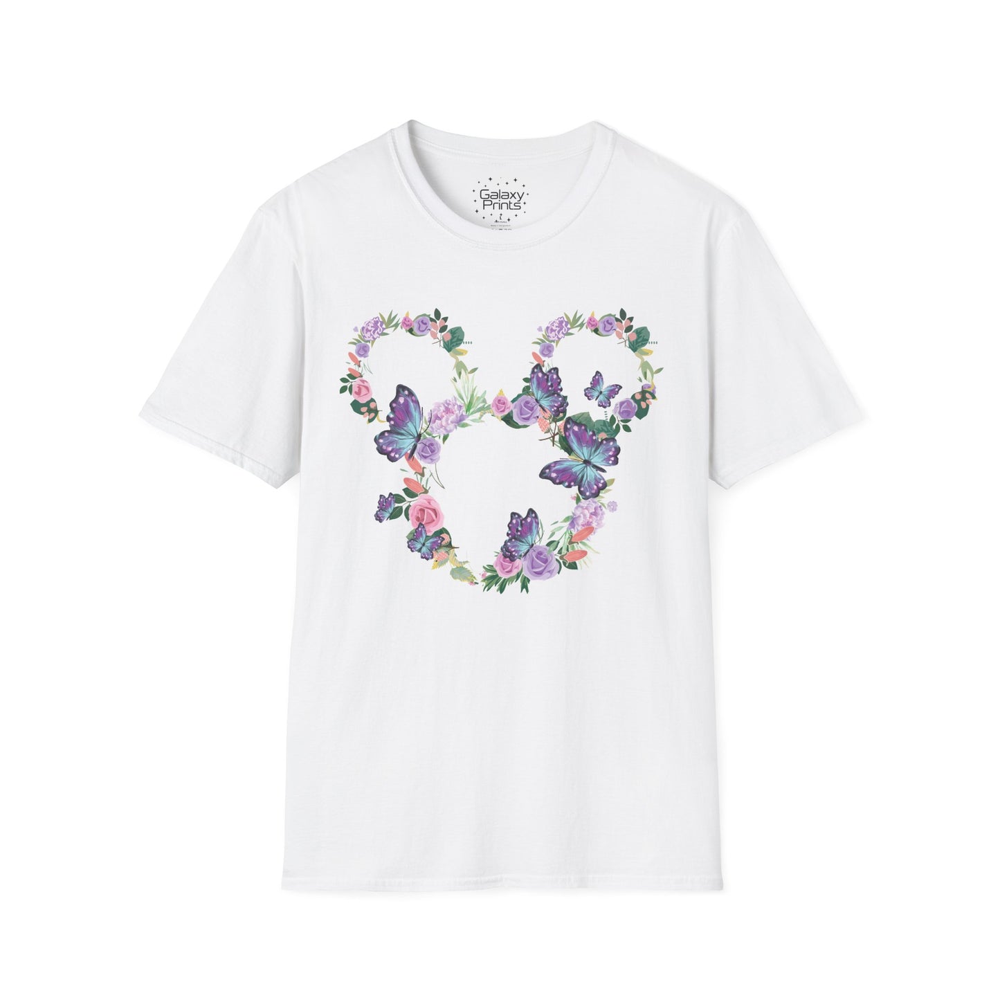 Unisex T-Shirt - DISNEY Inspired - 'Mickey Ears made of Flowers'