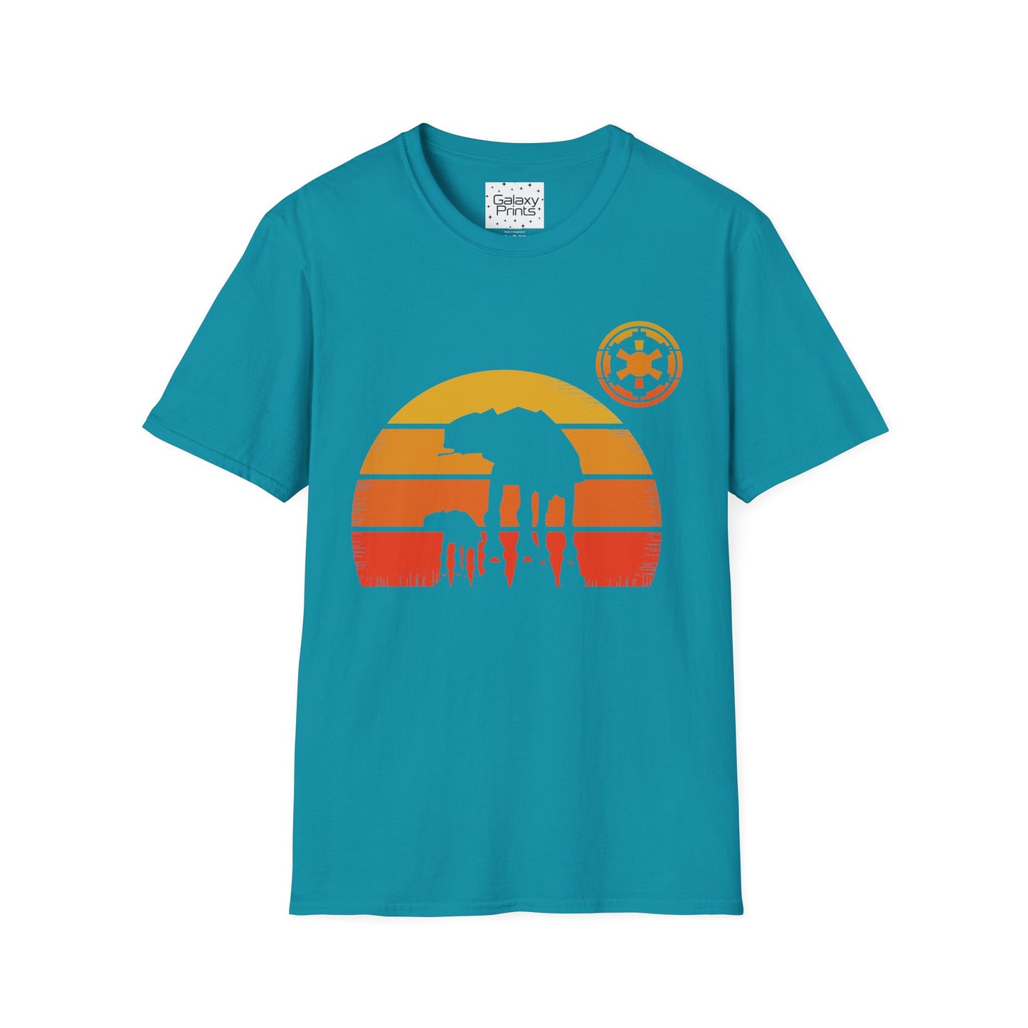 Star Wars Inspired Unisex T-Shirt - 'AT-AT Walker Sunset' Graphic Tee