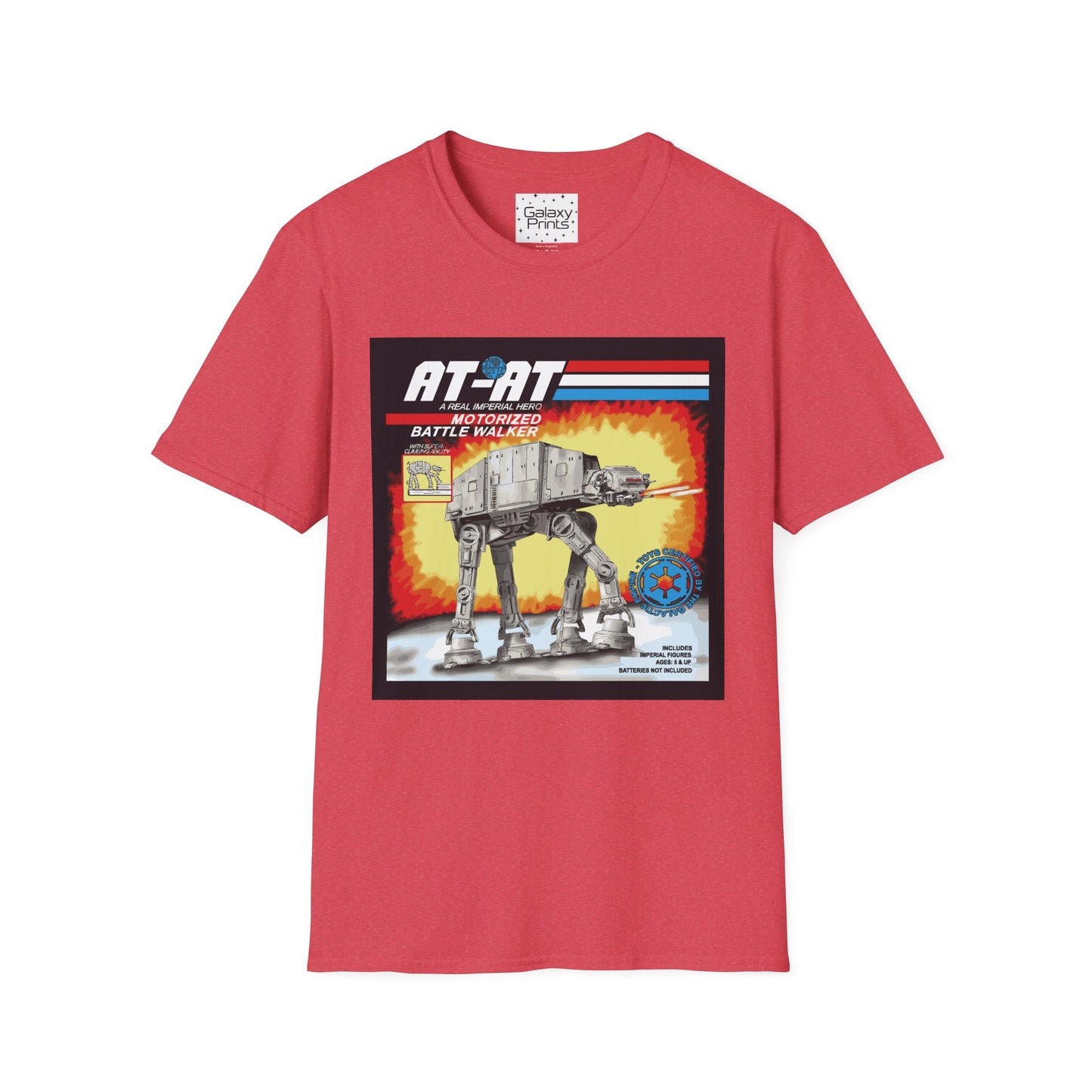 Star Wars AT-AT Walker Toy Box Retro Graphic Unisex Softstyle T-Shirt