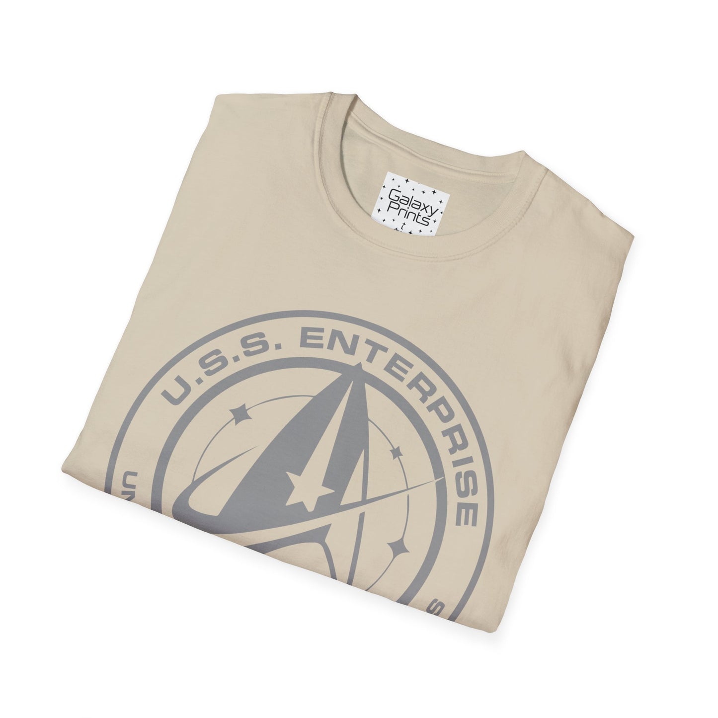Unisex T-Shirt - POP Culture - 'From STAR TREK the TV & Movie HIT Franchises - U.S.S. Enterprise Flight Patch'