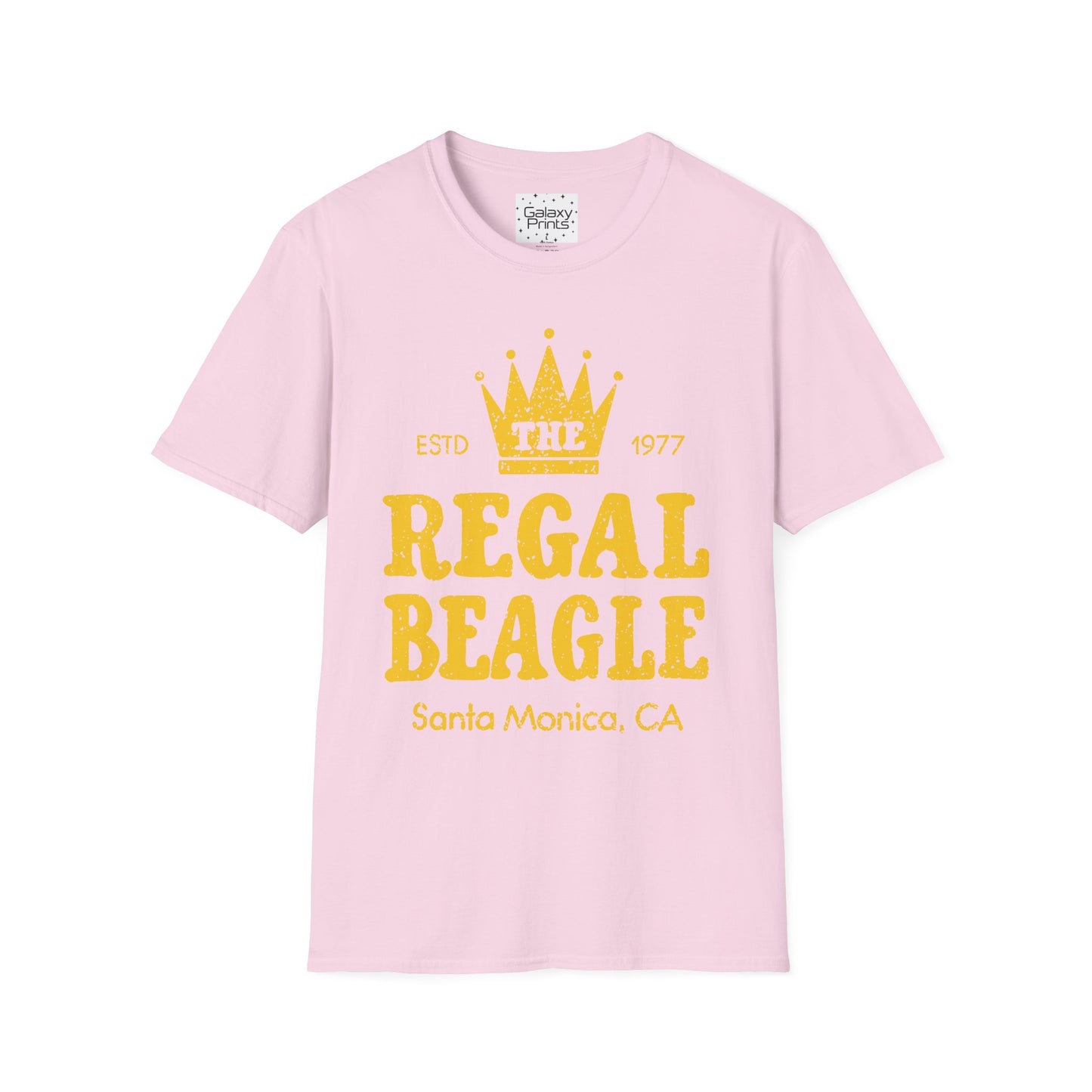 Unisex T-Shirt - POP Culture - 'The Regal Beagle Bar - From the Hit 1977 Sitcom Three's Company - Jack Janet Chrissy'