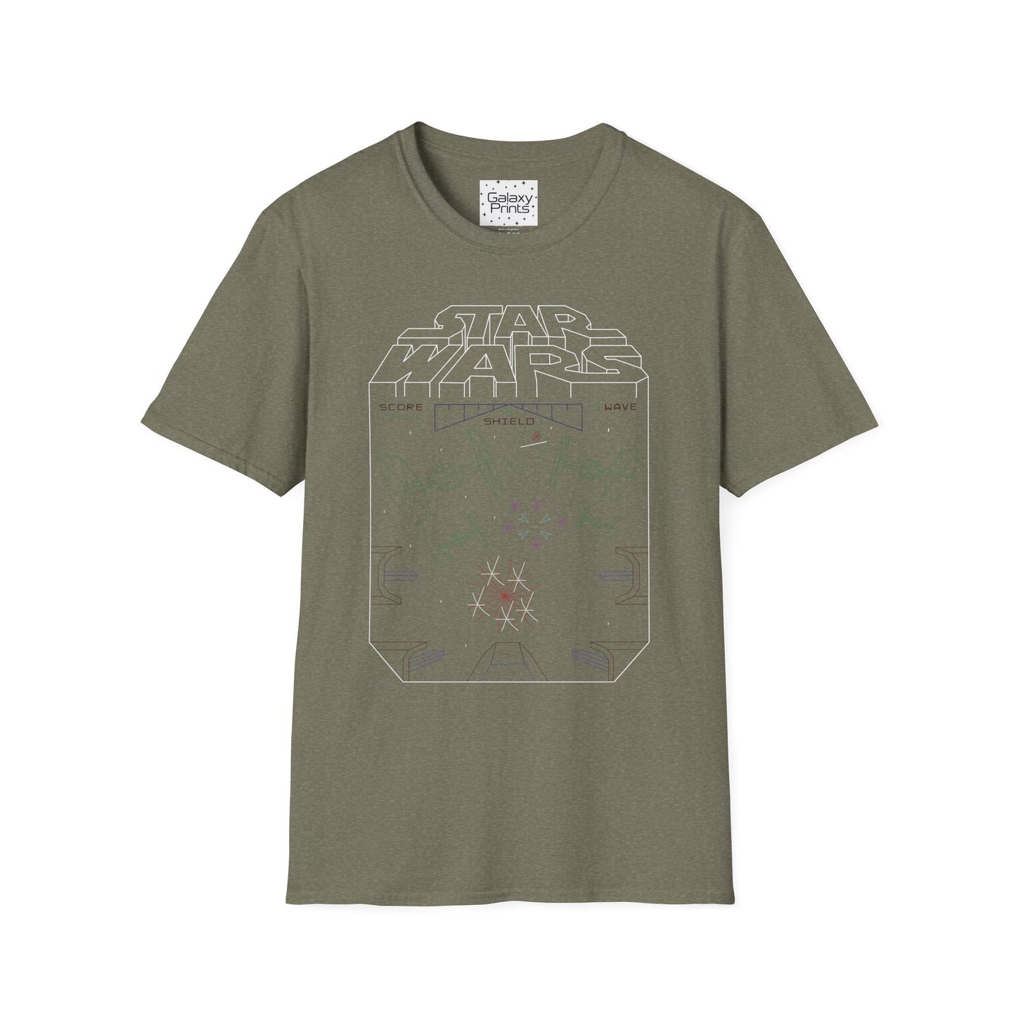 Star Wars Inspired Unisex T-Shirt - 'STAR WARS 1983 Arcade Video Game Screen Rendering' Graphic Tee