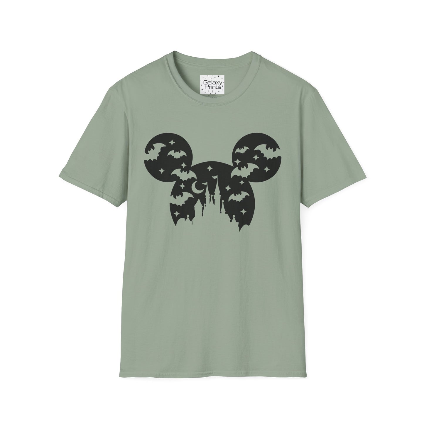 Unisex T-Shirt - DISNEY Inspired - 'Mickey Head with Castle for Halloween'