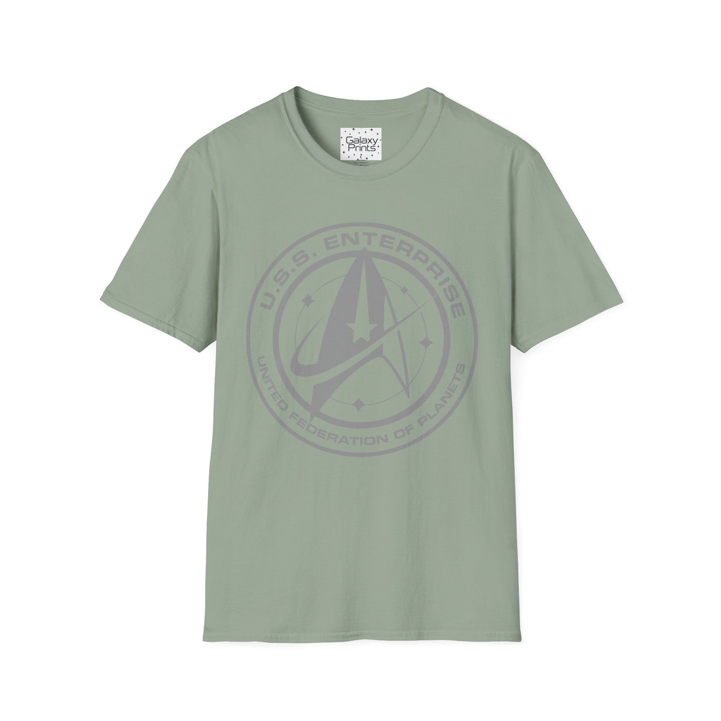 Unisex T-Shirt - POP Culture - 'From STAR TREK the TV & Movie HIT Franchises - U.S.S. Enterprise Flight Patch'