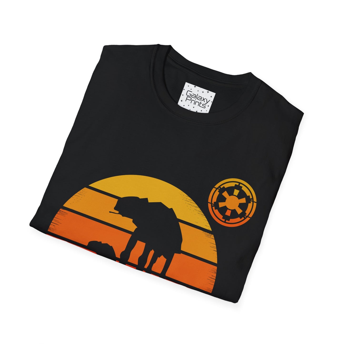 Star Wars Inspired Unisex T-Shirt - 'AT-AT Walker Sunset' Graphic Tee